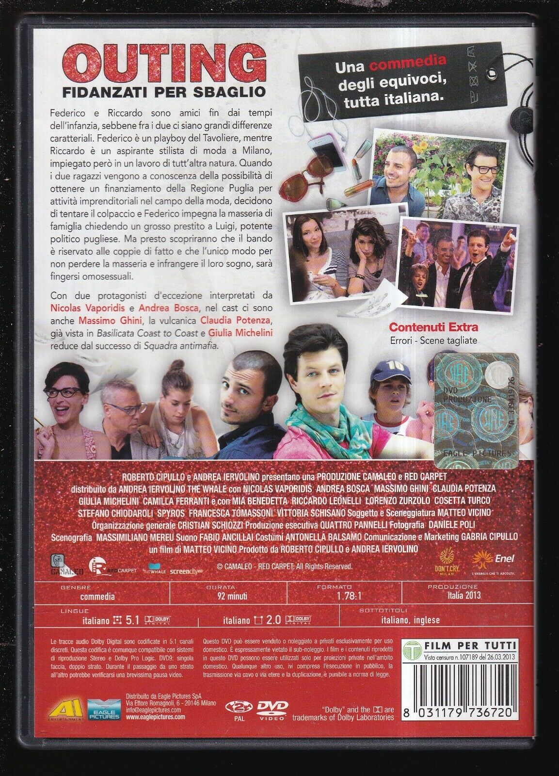 EBOND Outing Fidanzati Per Sbaglio DVD Ex Noleggio D559156