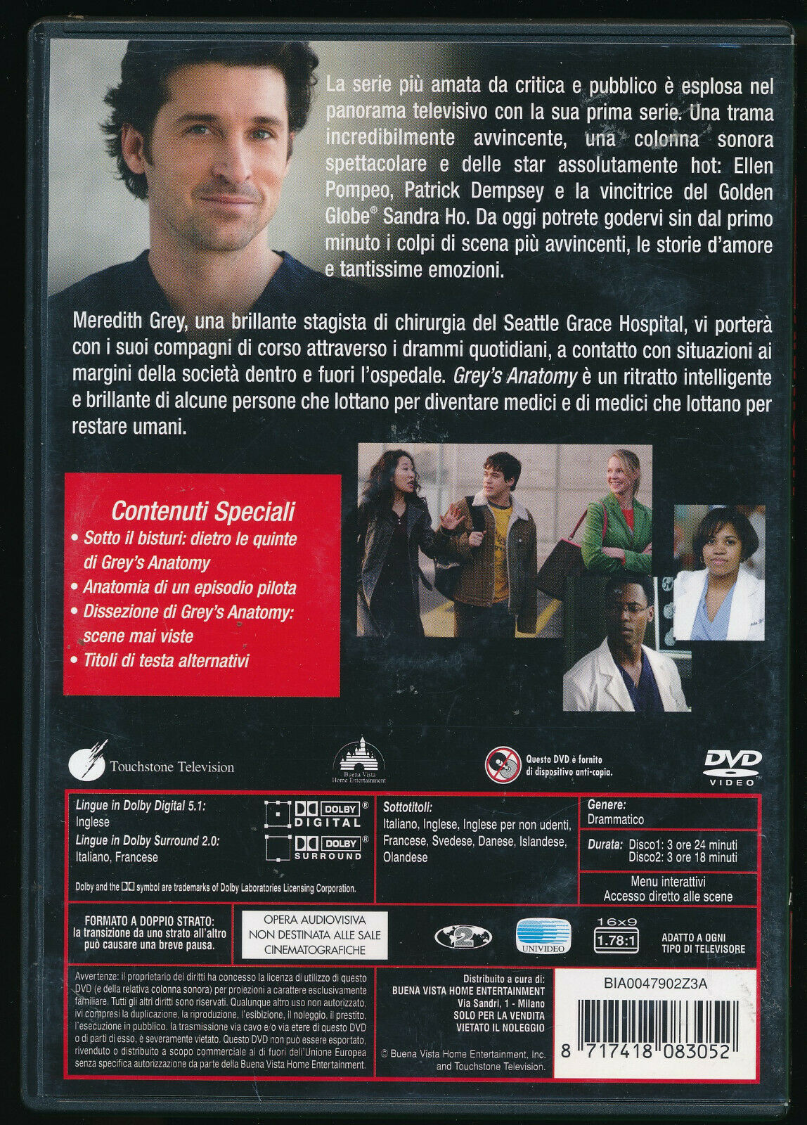 EBOND Grey's Anatomy. Stagione 1  DVD D559426