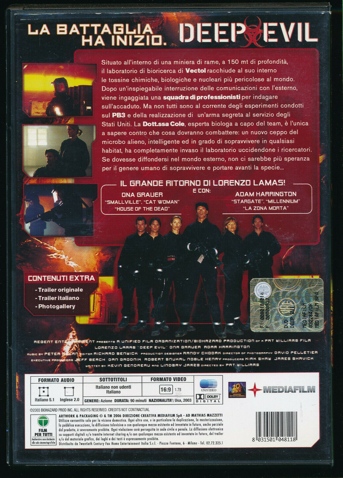 EBOND Deep Evil DVD D559608