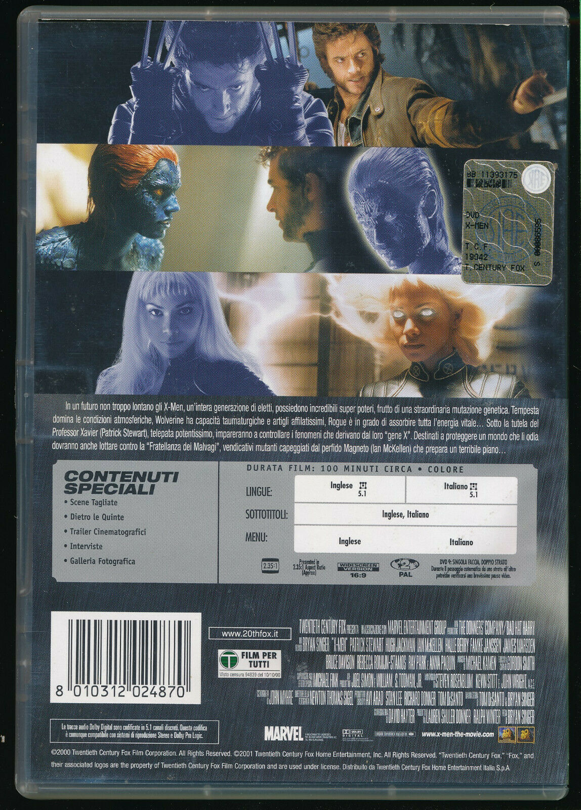 EBOND X-men  DVD D559709