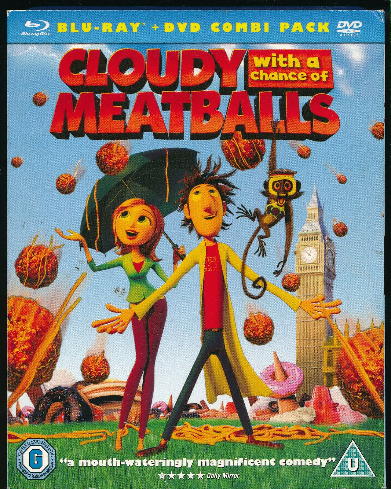 EBOND Cloudy With A Chance Of Meatballs BLURAY+ DVD Uk Edition BLURAY D559939