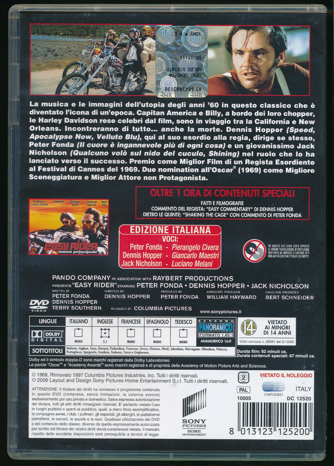 EBOND Easy Rider  DVD Special Edition D560126