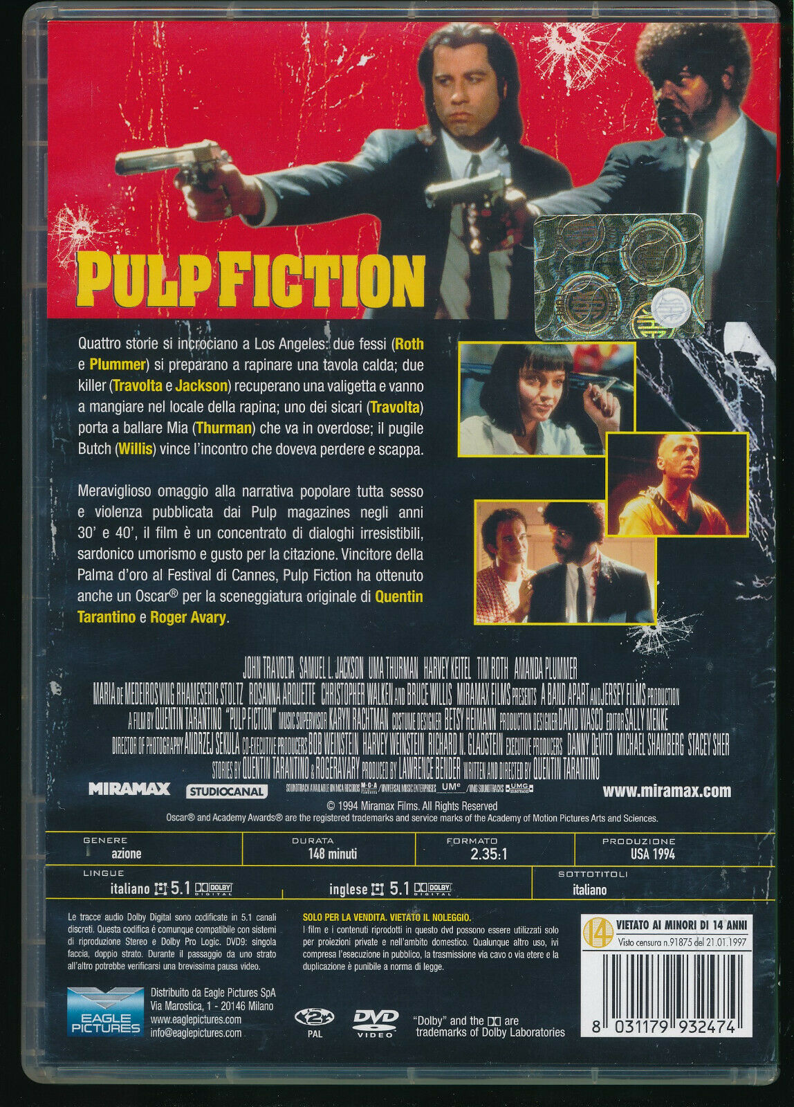 EBOND Pulp Fiction DVD D560131