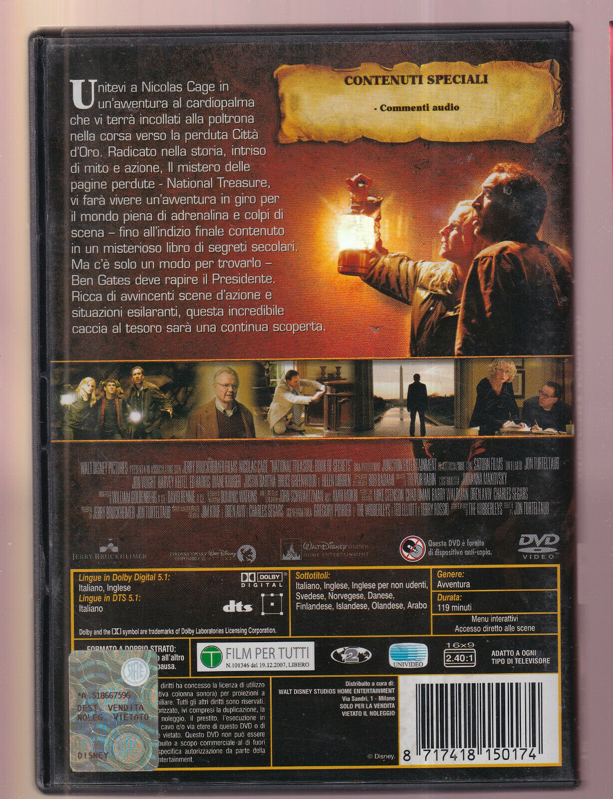 EBOND Il Mistero Delle Pagine Perdute   DVD D560213