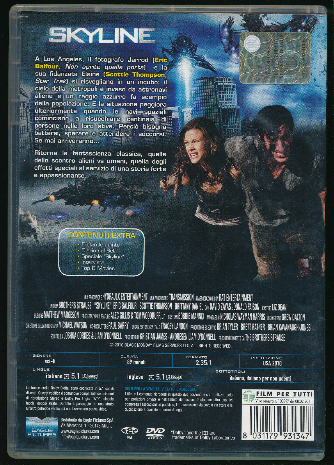 EBOND Skyline  DVD  Ex Noleggio D560436