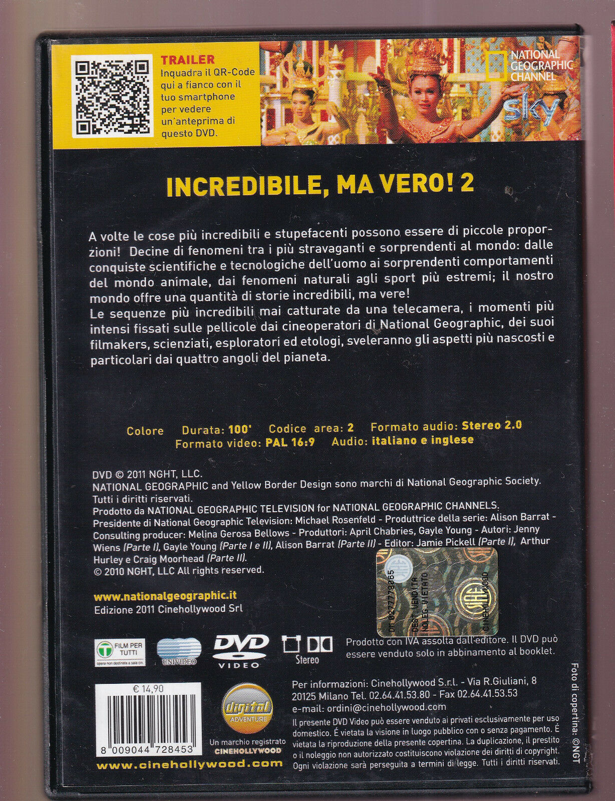 EBOND Incredibile Ma Vero 2  DVD D560723