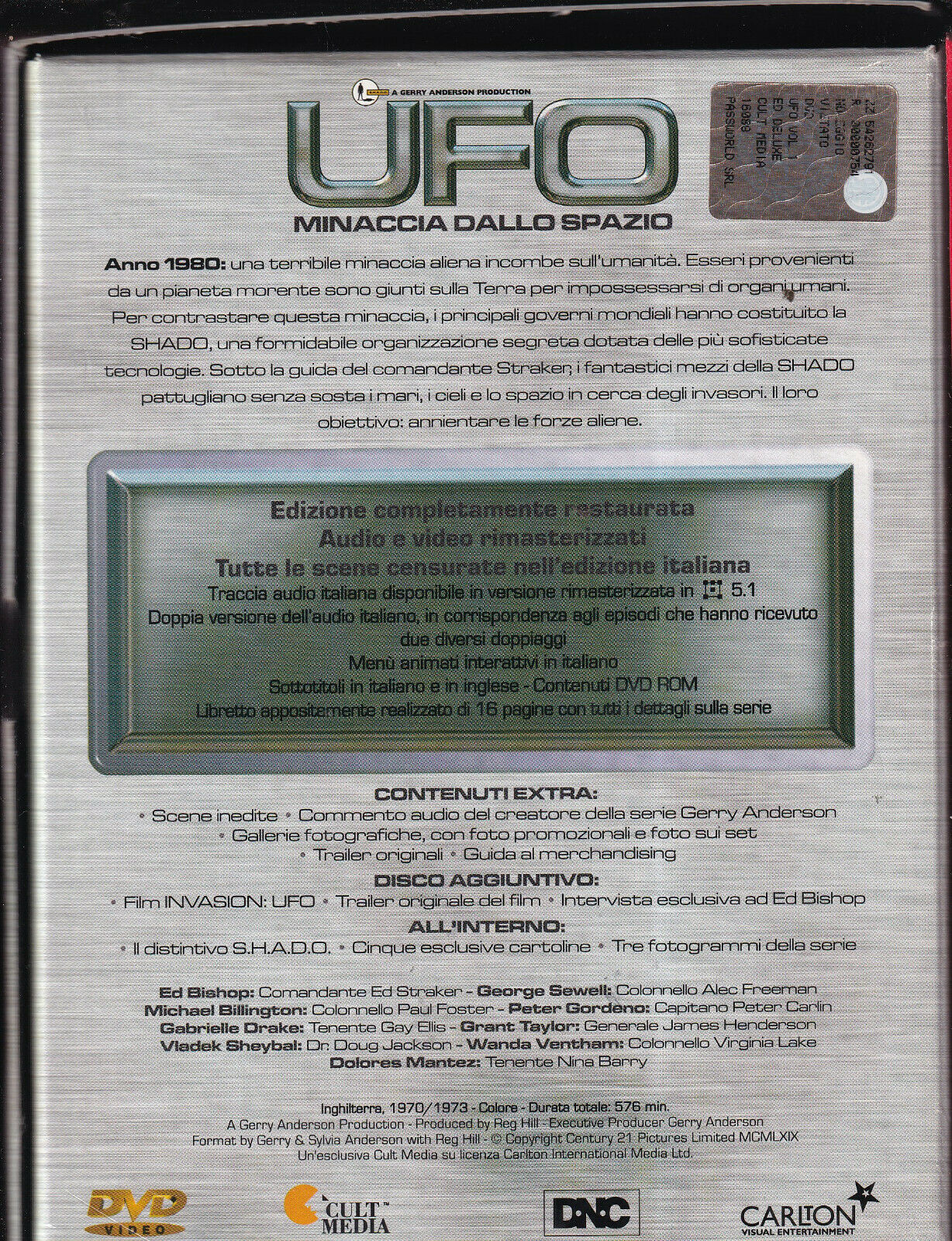 EBOND Ufo Minaccia Dallo Spazio DVD D560947