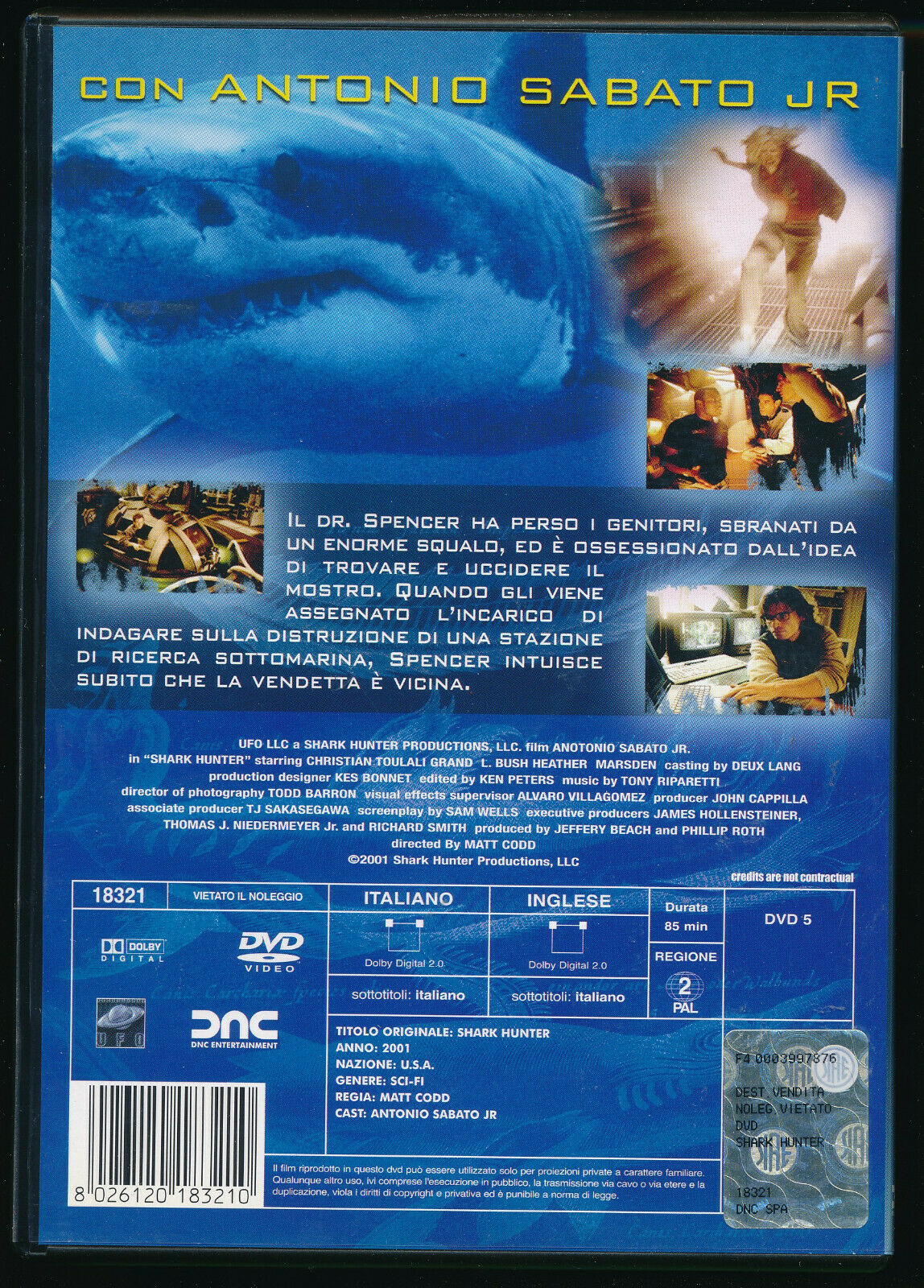 EBOND Shark Hunter DVD D561115