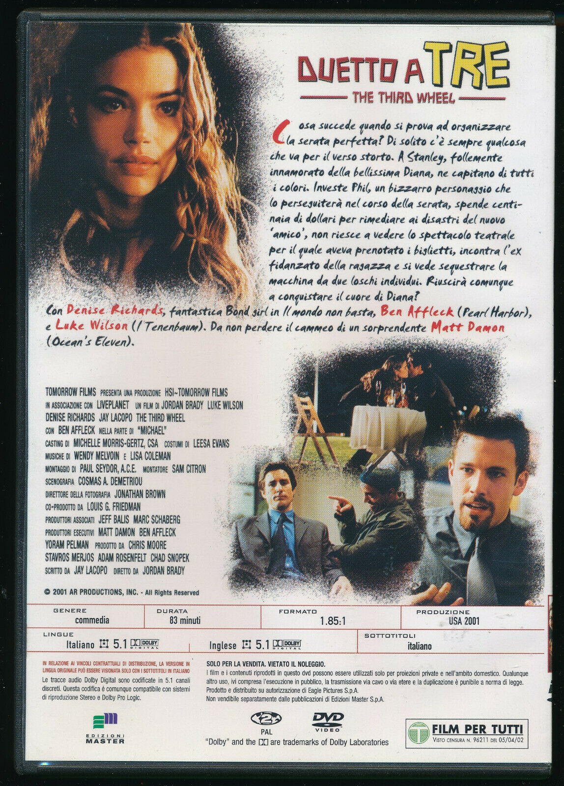 EBOND Duetto a Tre  DVD  Editoriale D561155
