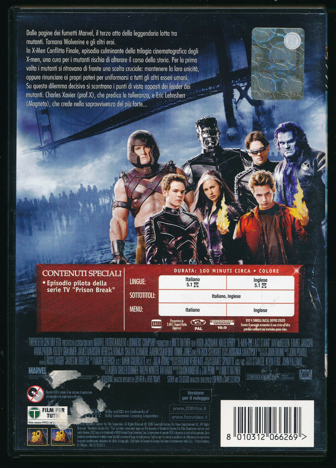 EBOND X-men - Conflitto Finale DVD  Ex Noleggio D561217