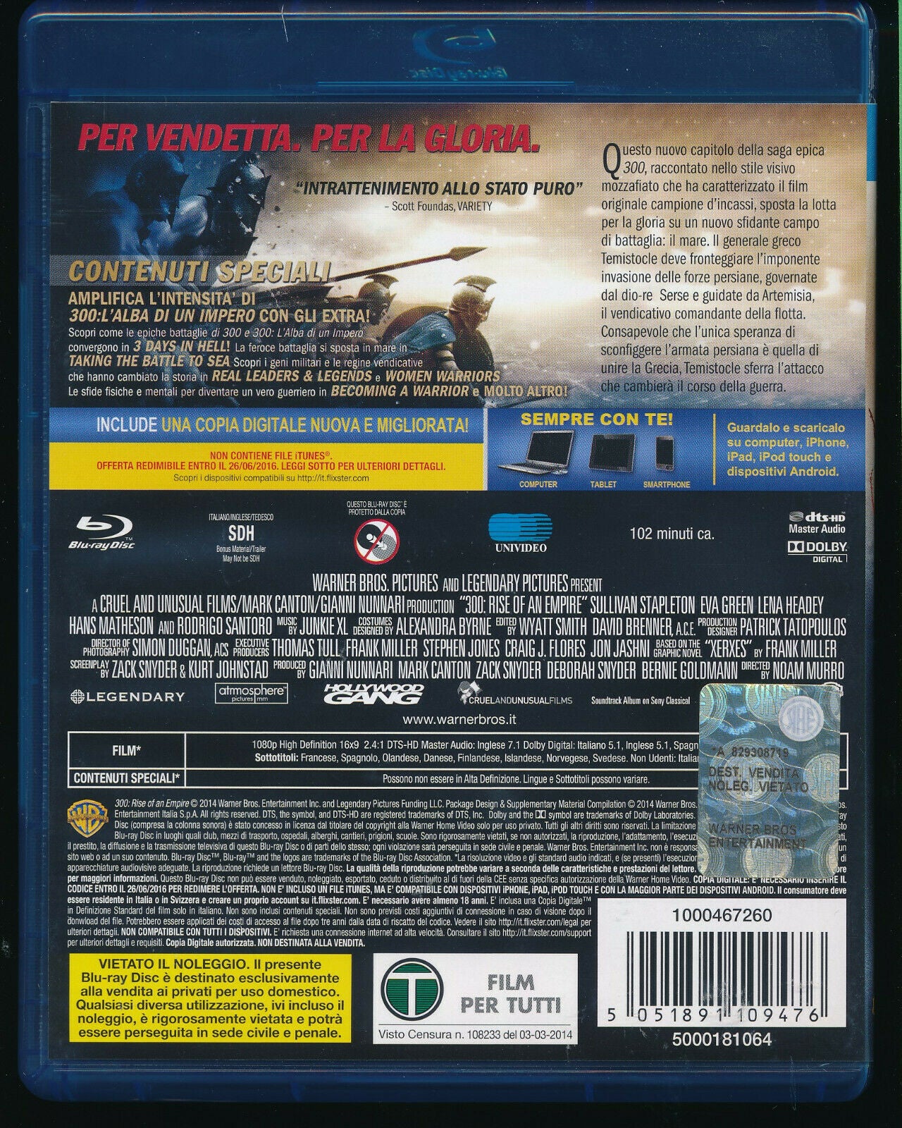 EBOND 300: L'alba Di Un Impero  BLURAY + Copia Digitale BLURAY D561254