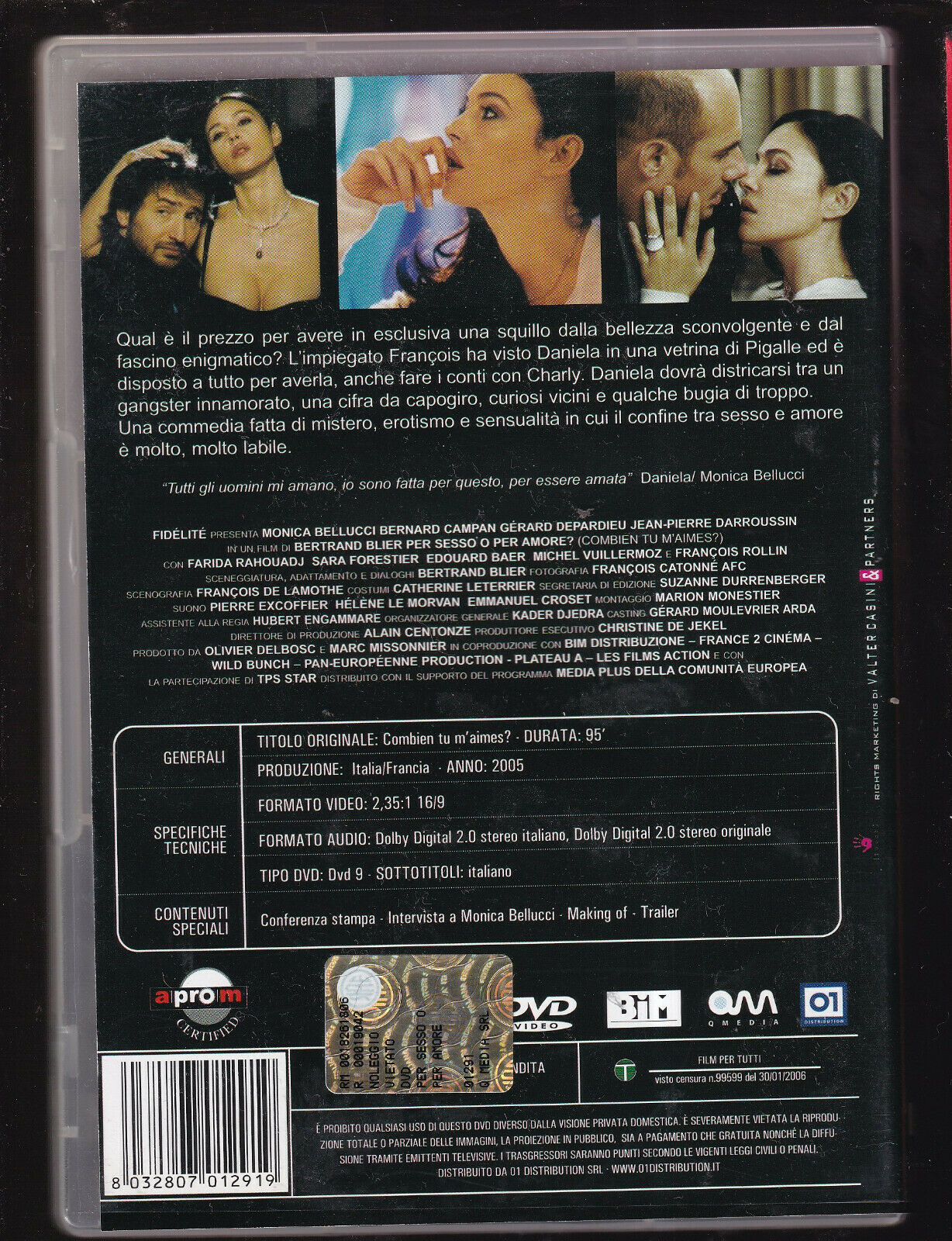 EBOND Per Sesso o Per Amore  DVD D561314