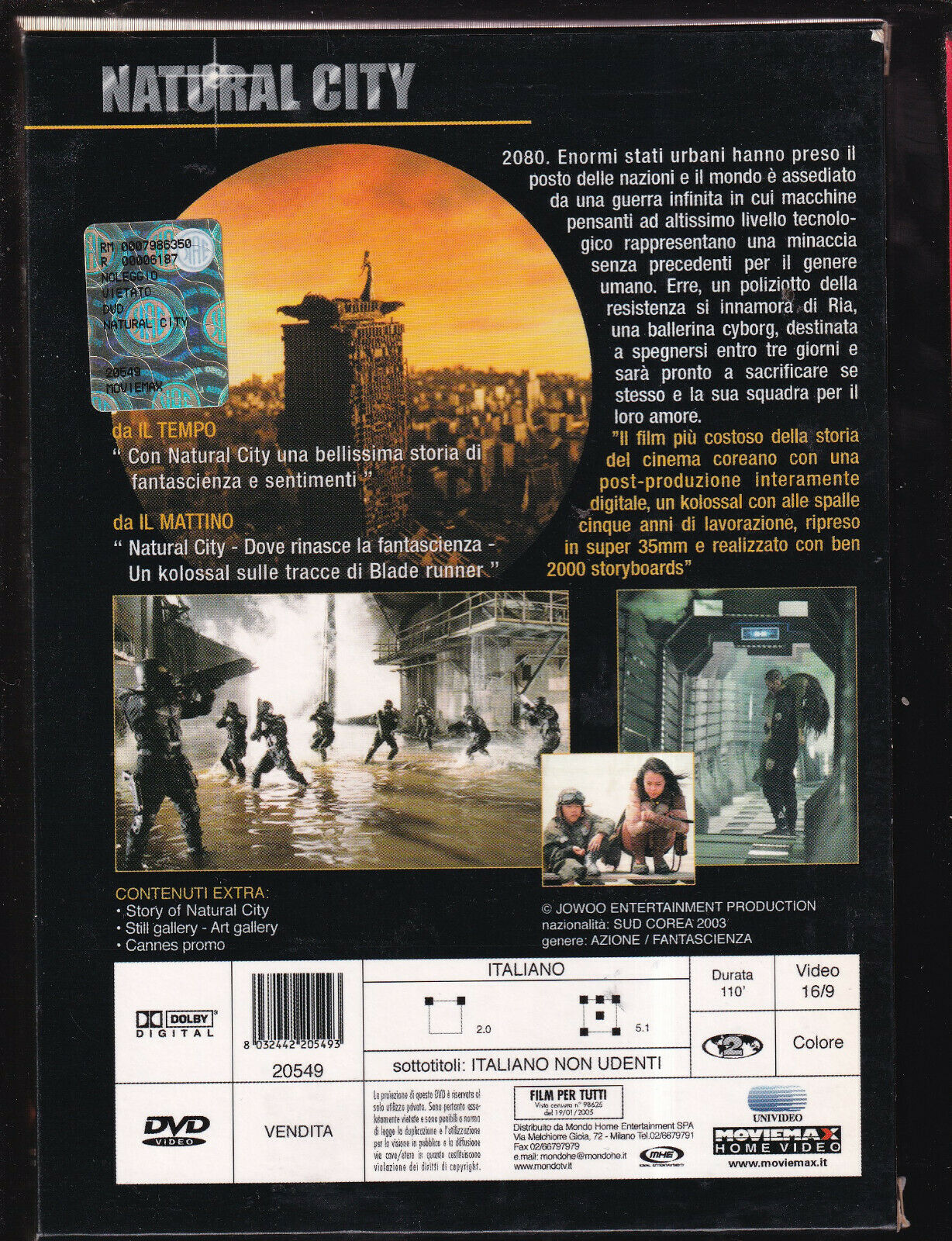 EBOND Natural City  DVD D561324