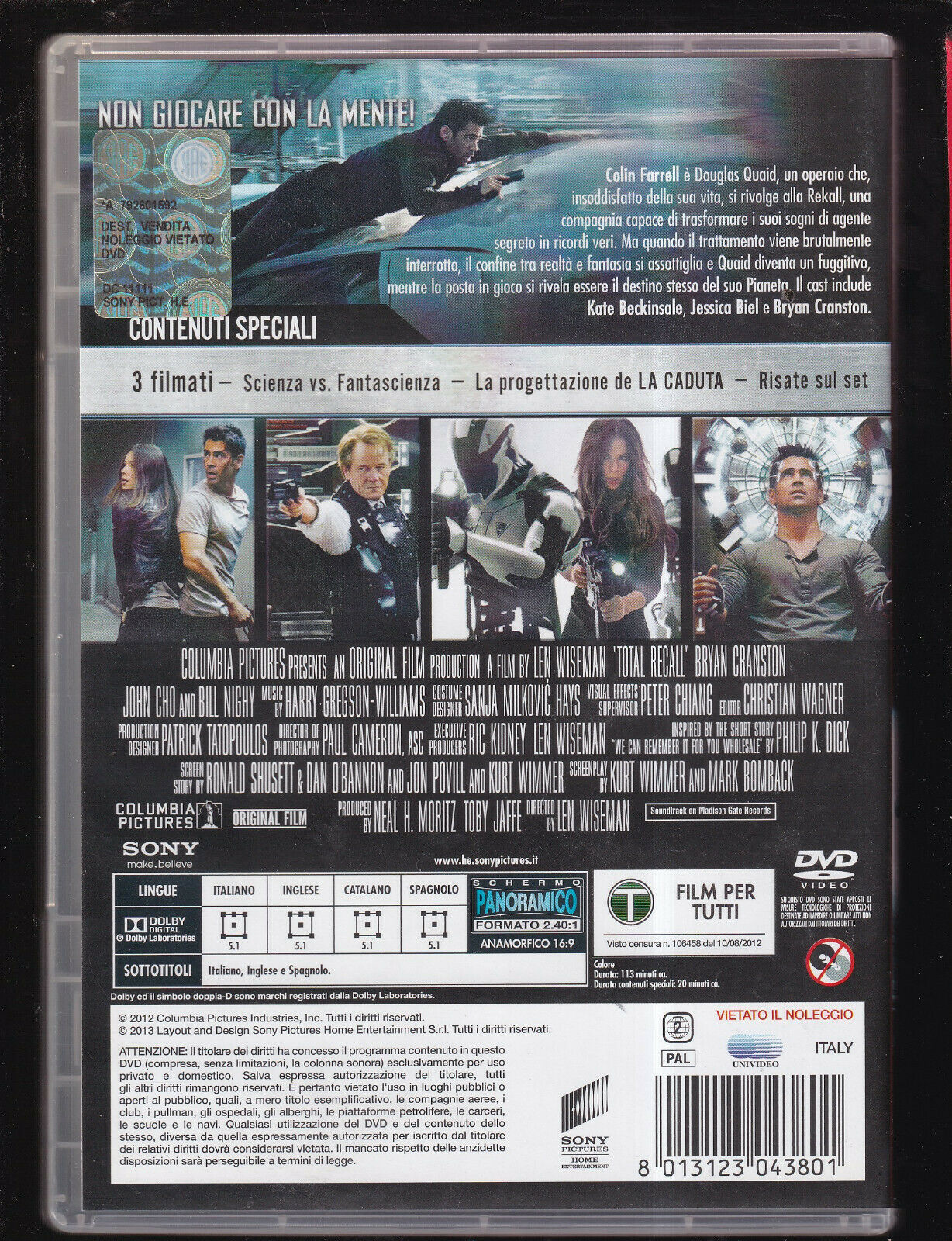 EBOND Total Recall   DVD D561347