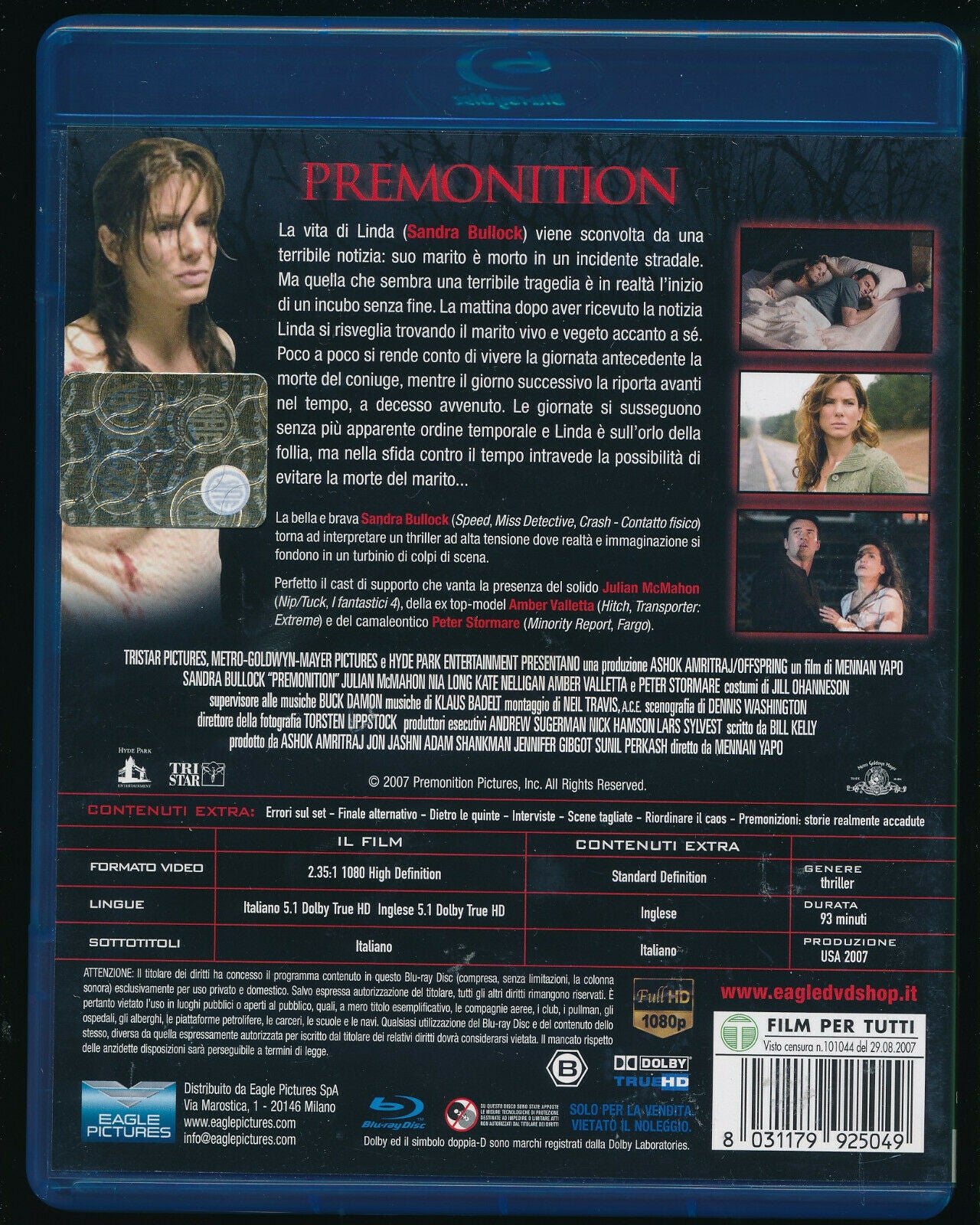 EBOND  Premonition BLURAY D561451