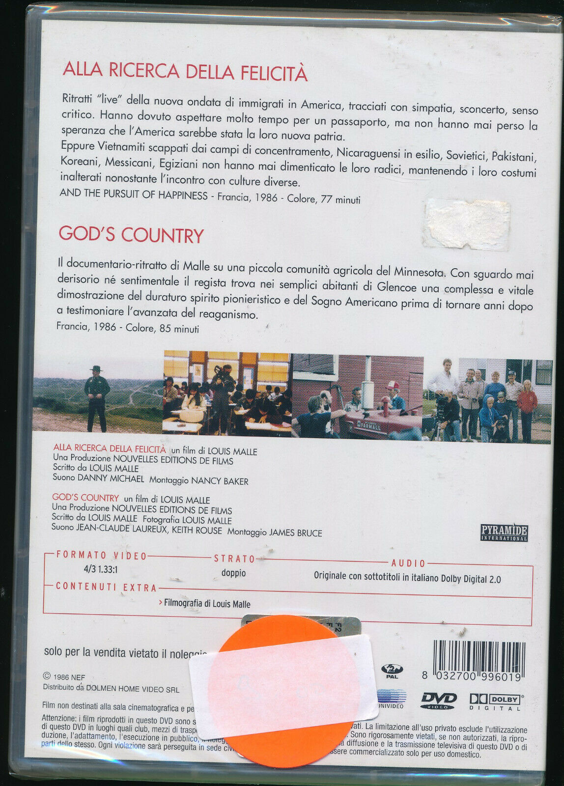 EBOND  Alla Ricerca Della Felicita' / God's Country DVD D563031
