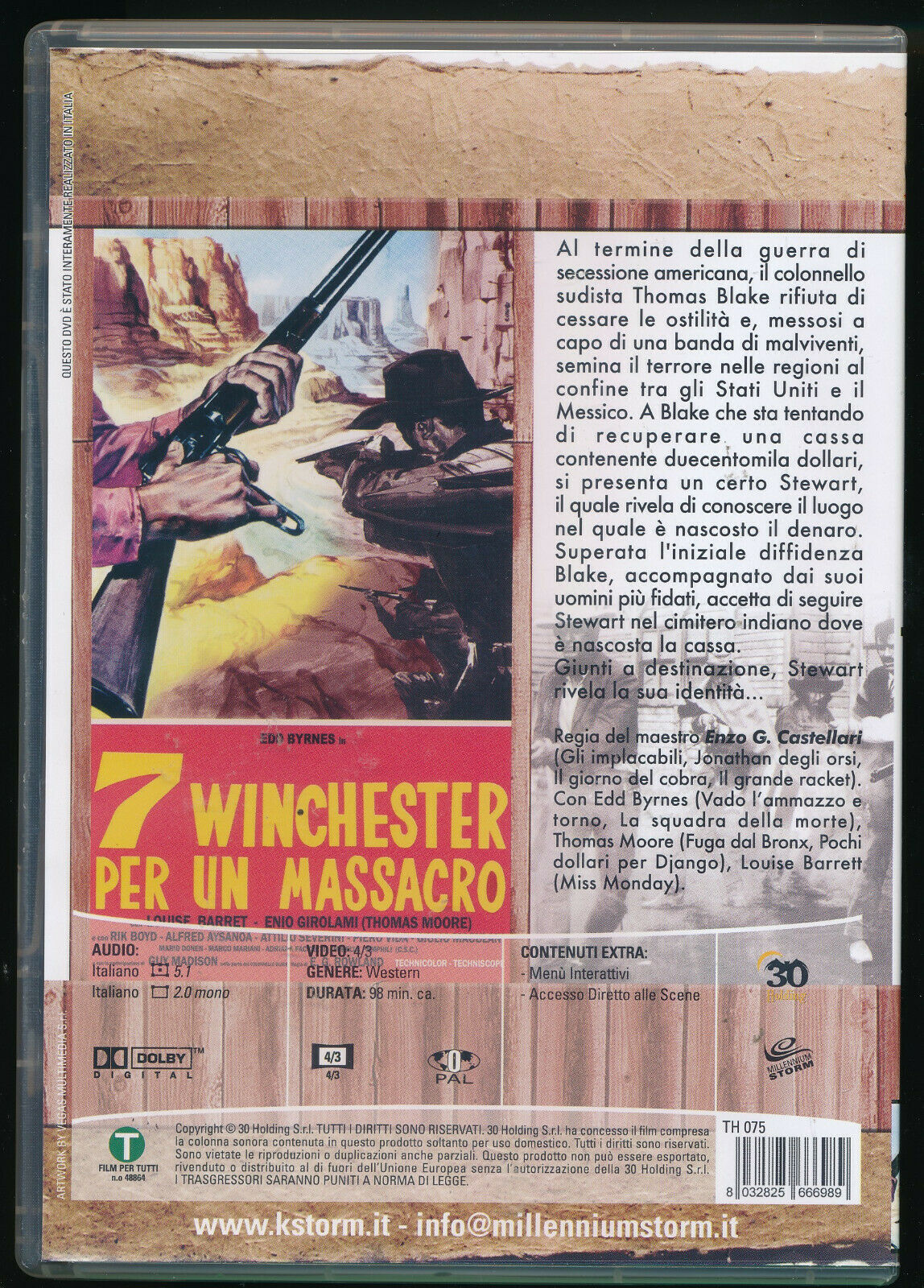 EBOND 7 Winchester Per Un Massacro DVD D563607