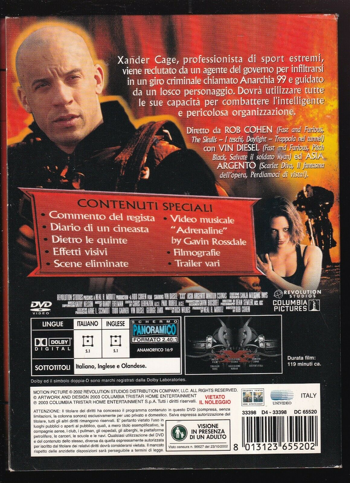 EBOND Xxx - Una Generazione Di Agenti Segreti - Digipack DVD D564105