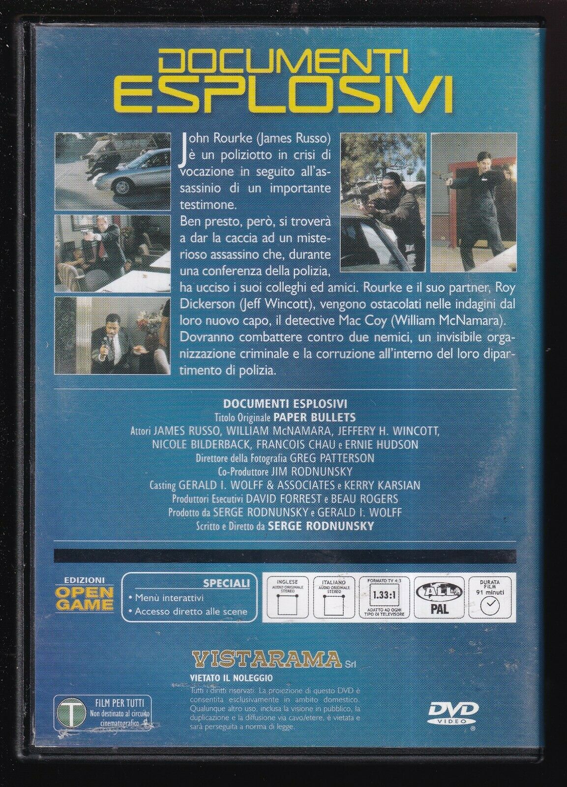 EBOND Documenti Esplosivi Di Serge Rodnunsky DVD Editoriale D565212