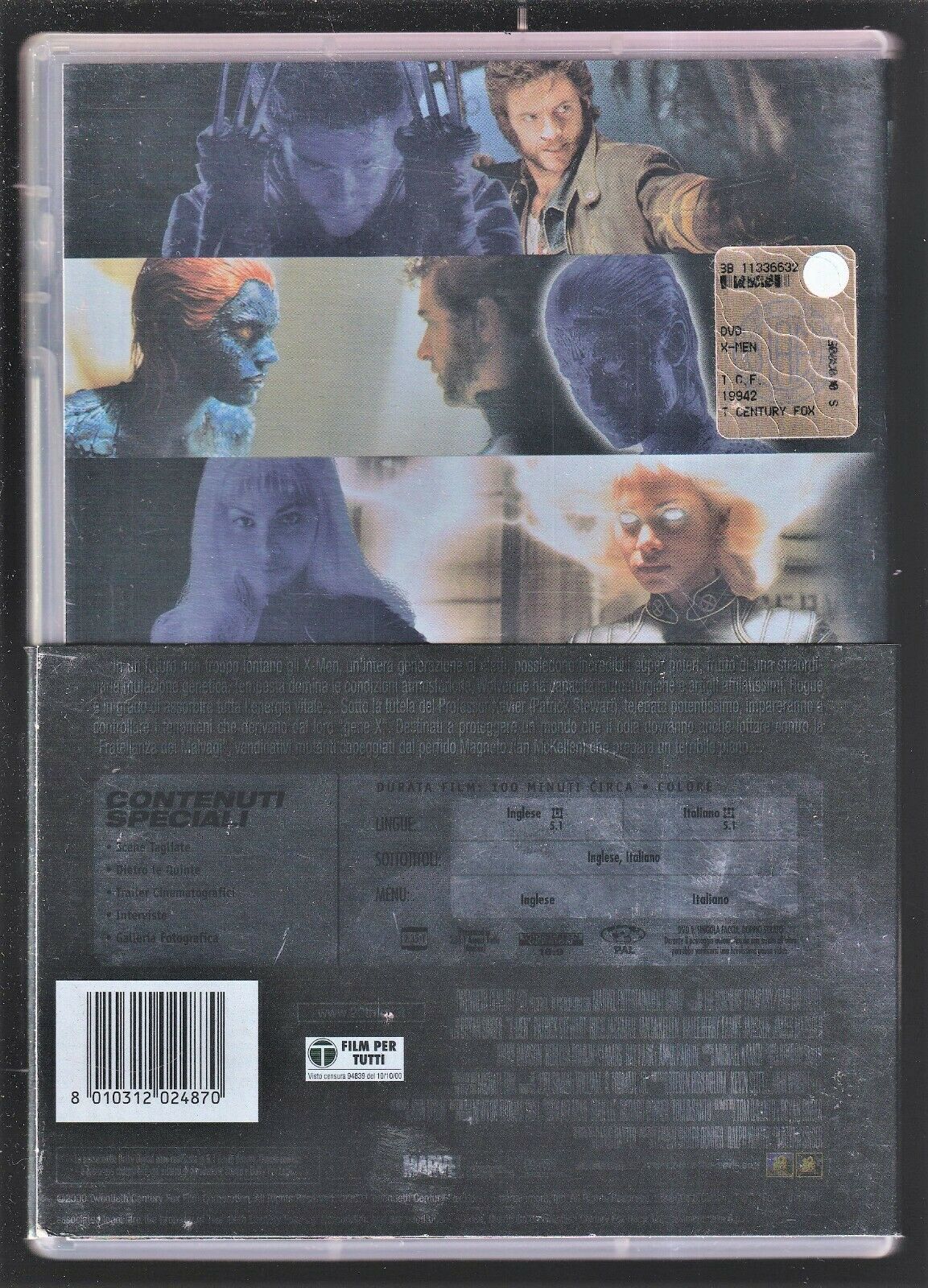 EBOND X-men Di Bryan Singer Con Slipcase DVD D565515