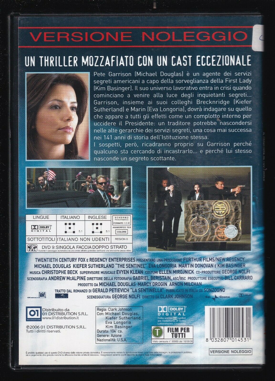 EBOND The Sentinel DVD Ex-noleggio D565536