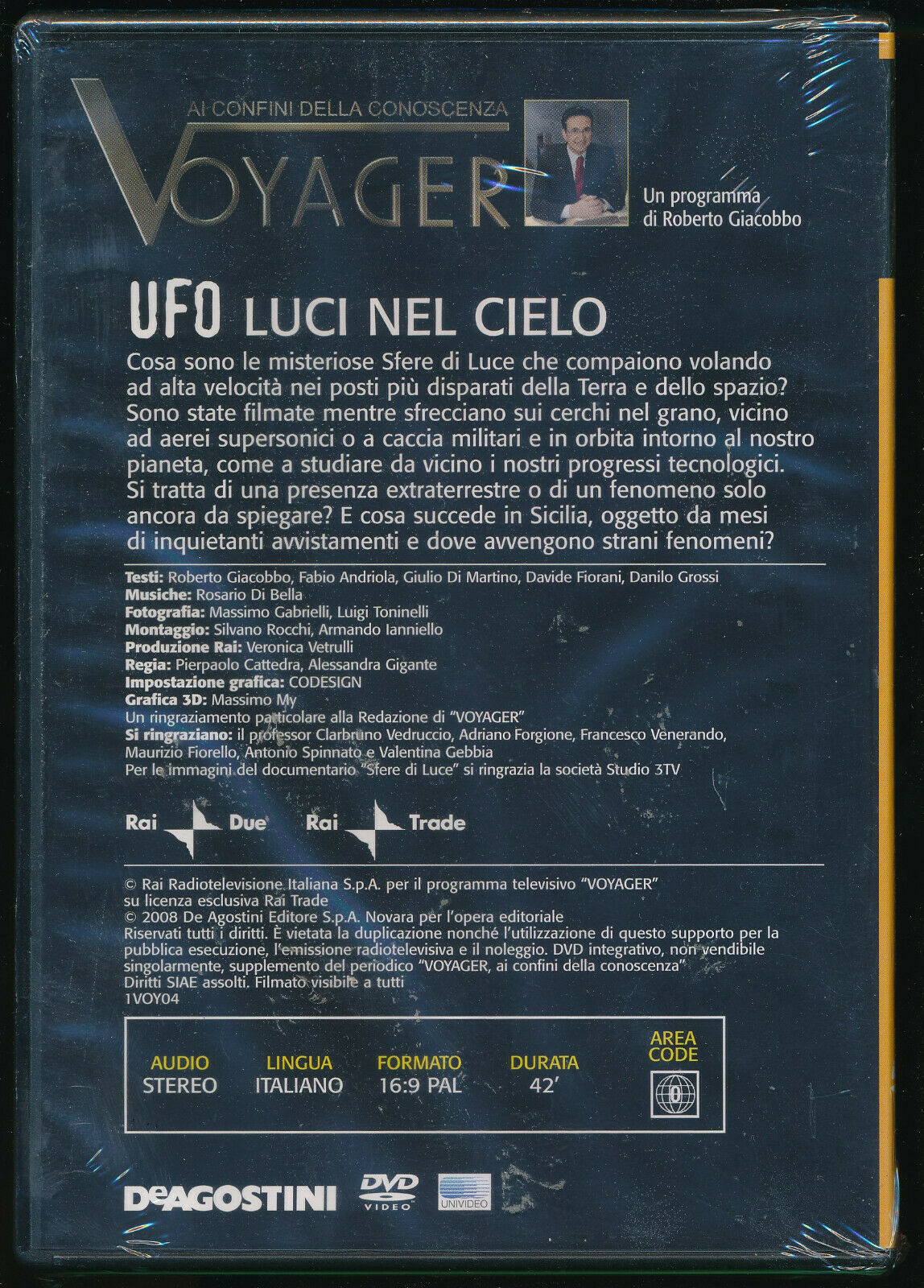 EBOND  Ufo Luci Nel Cielo Yoyager N.4 DVD  Editoriale D565706