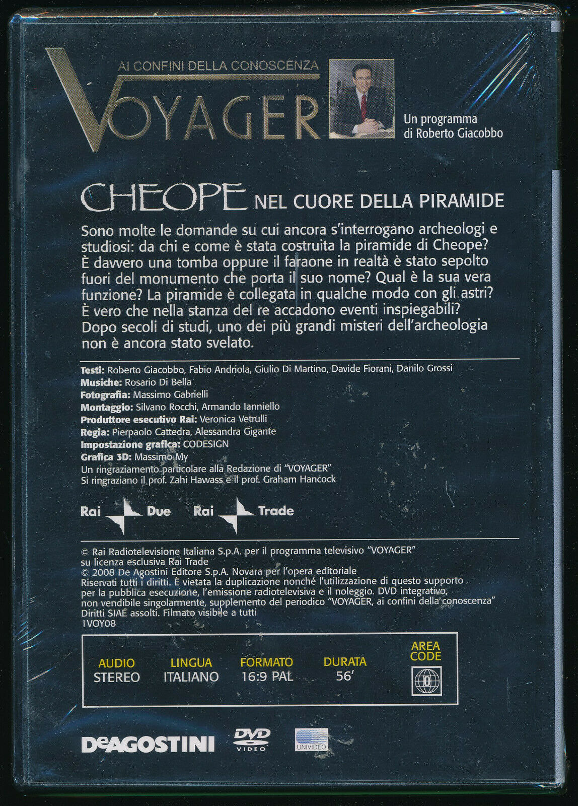 EBOND Cheope Nel Cuore Della Piramide Voyager 8 DVD  Editoriale D565716