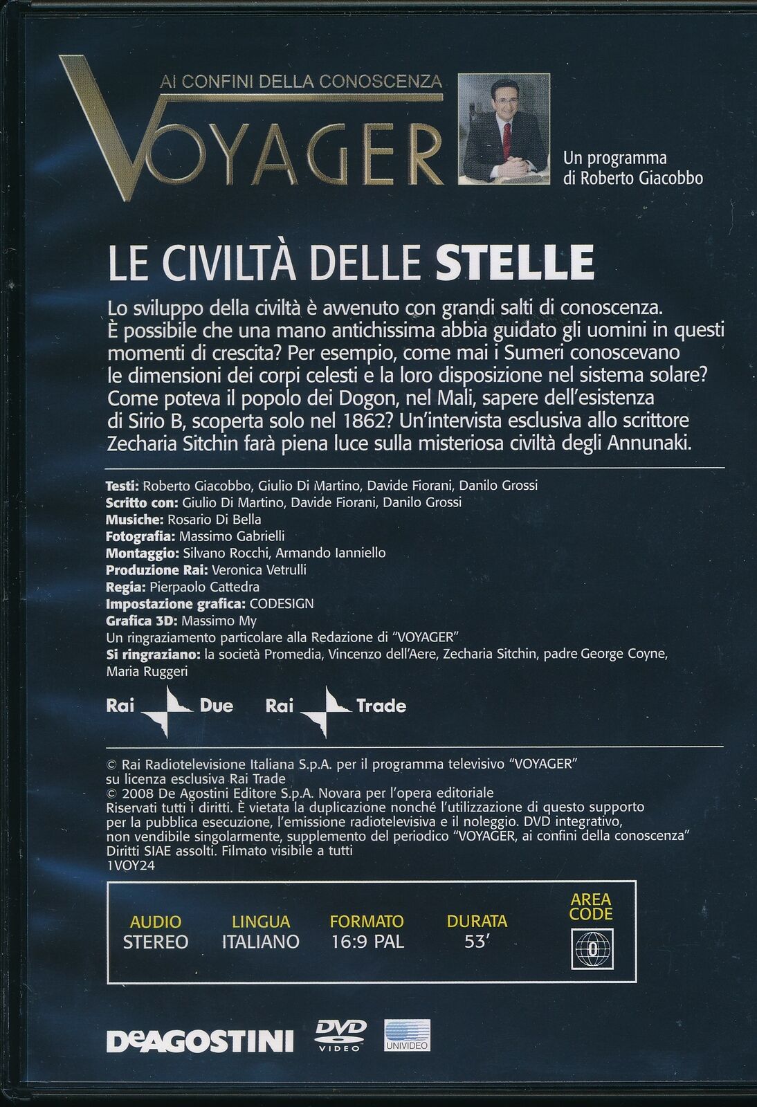 EBOND Le Civilta Delle Stelle  Voyager N.24  DVD  Editoriale D565727