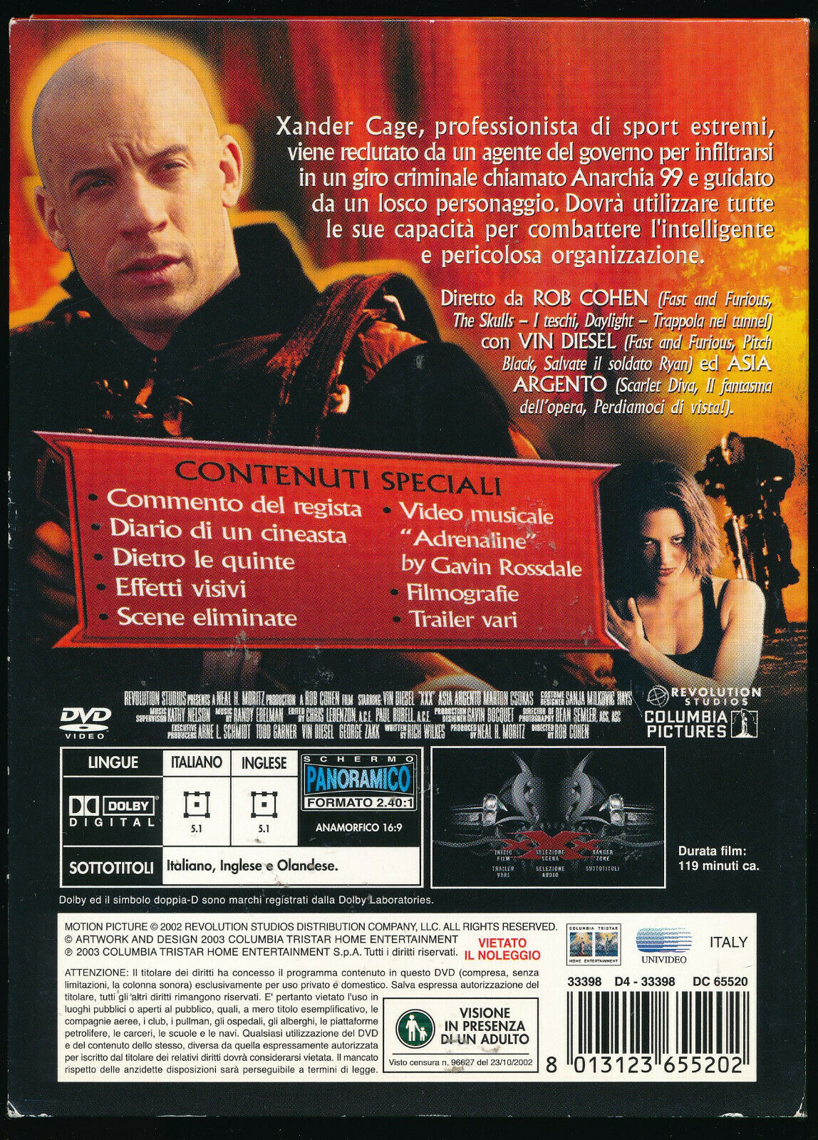 EBOND Xxx - Una Generazione Di Agenti Segreti - Digipack DVD D566113