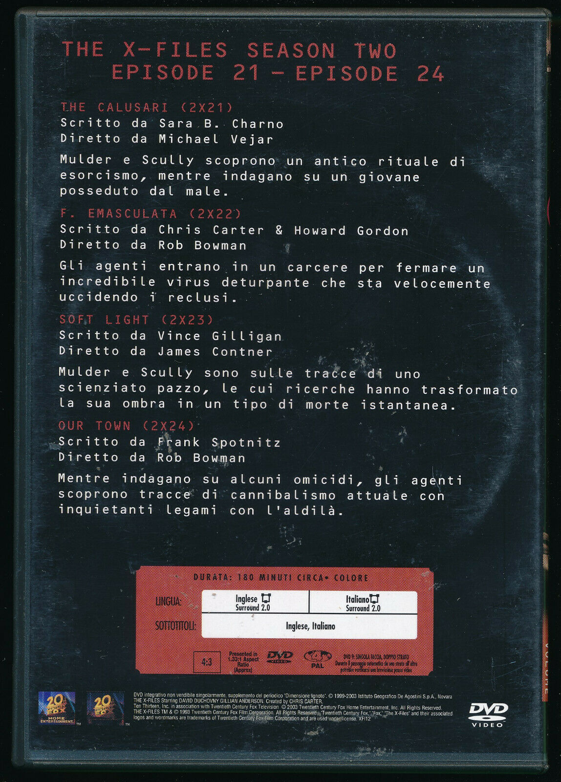 EBOND X Files. Stagione 2. Vol. 06 DVD D566301