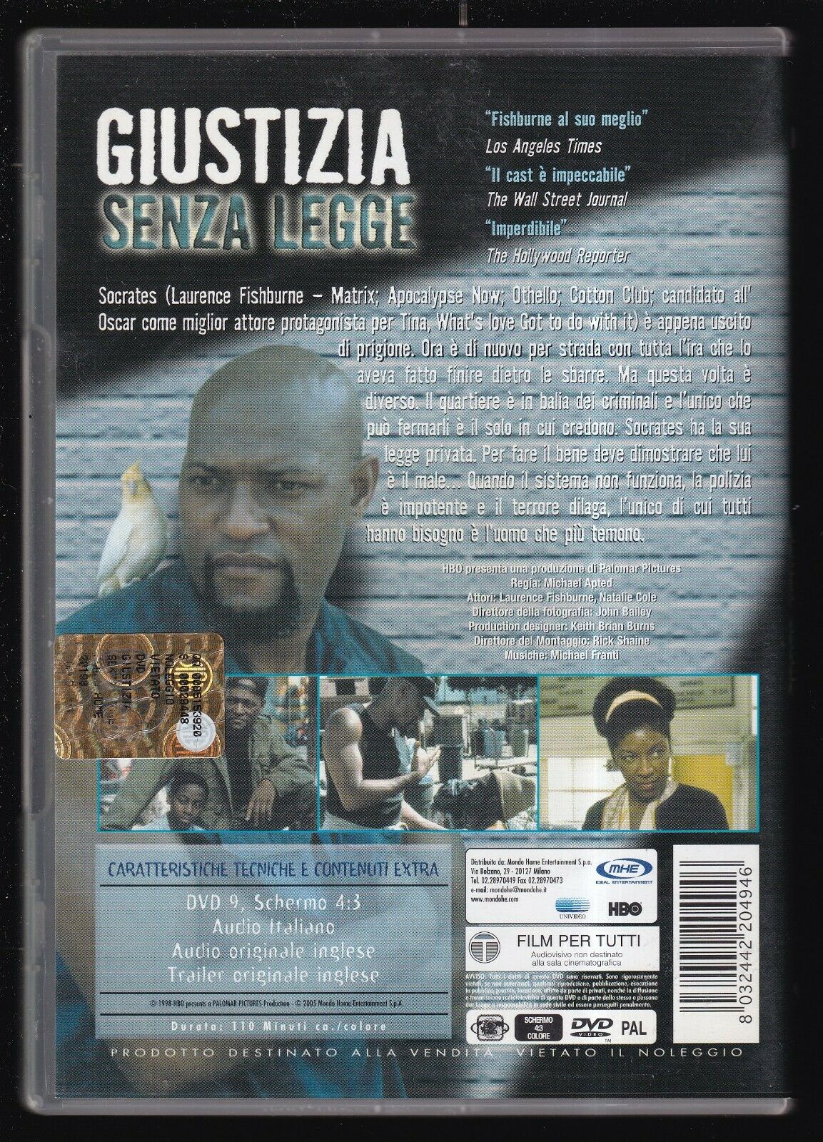 EBOND Giustizia Senza Legge Daniel Williams Bill Cobbs DVD D566508