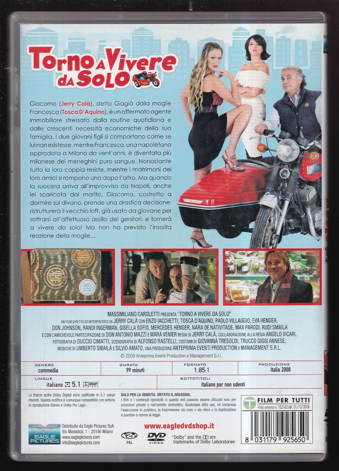 EBOND Torno A Vivere Da Solo DVD D566601