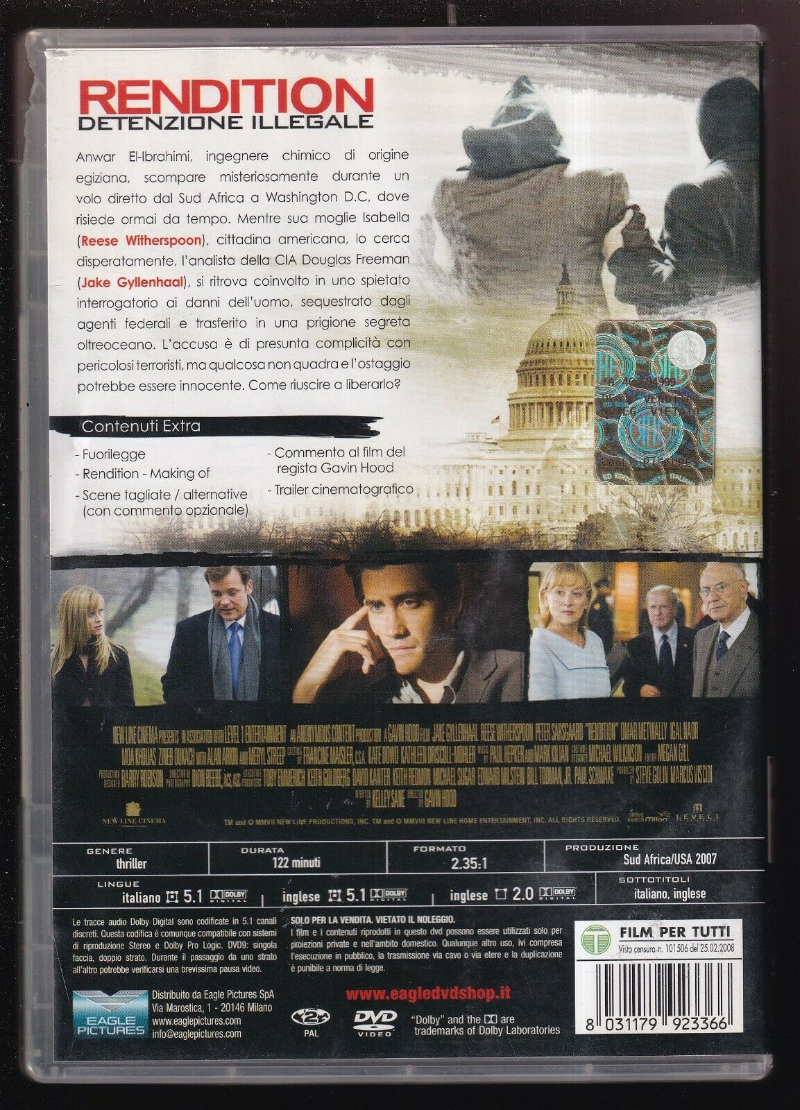 EBOND Rendition - Detenzione Illegale DVD D566619