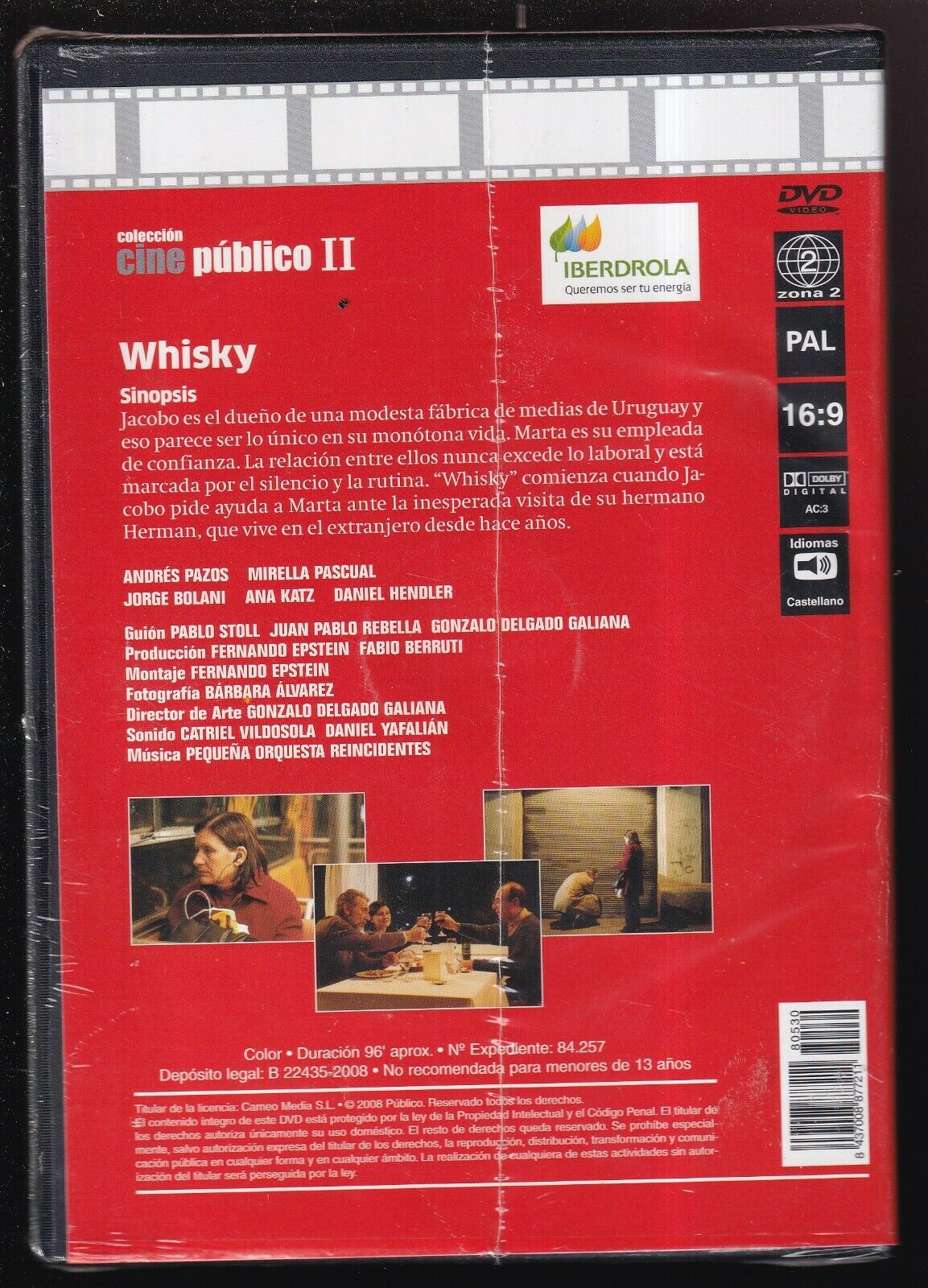 EBOND Whisky  Di Juan Pablo Rebella,pablo Stoll DVD Editoriale D566625