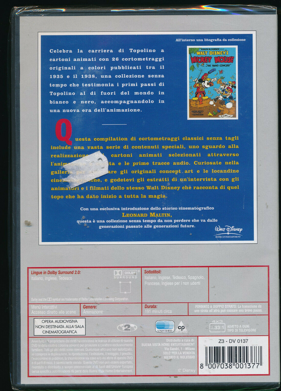EBOND Walt Disney Treasures. Topolino Star a Colori  DVD D567111