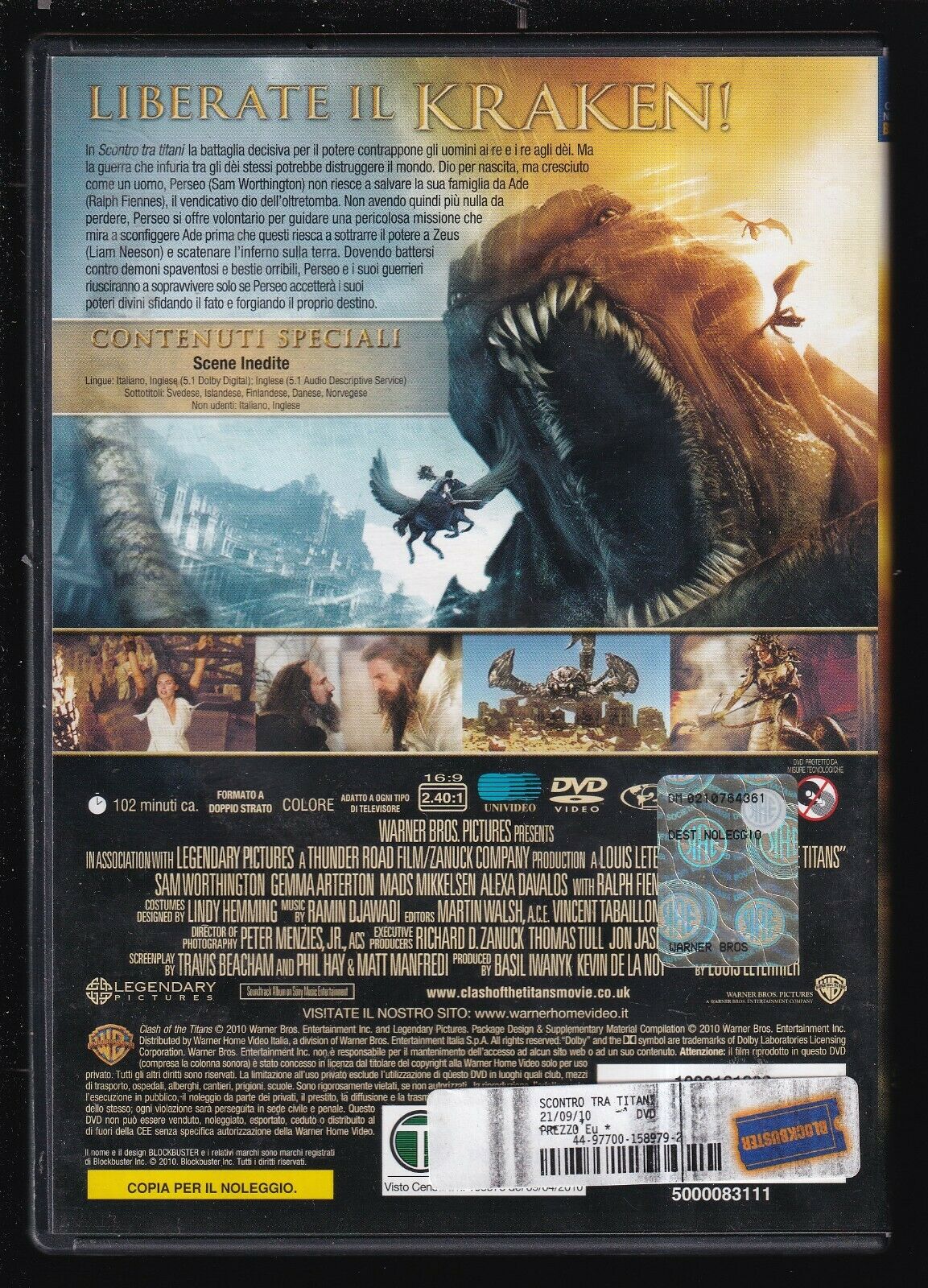 EBOND Scontro Tra Titani DVD Ex Noleggio D567224