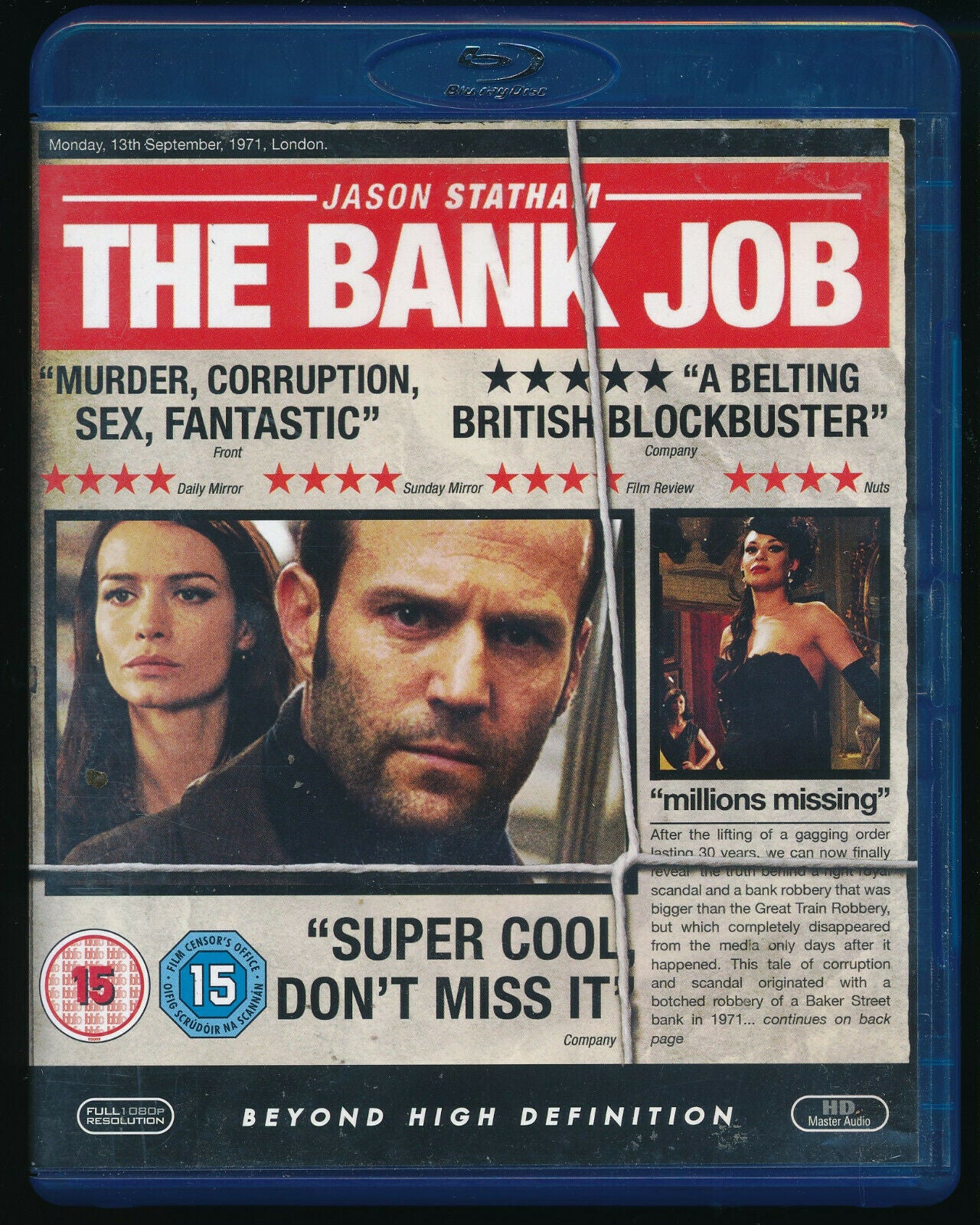 EBOND The Bank Job  BLURAY Uk Edition BLURAY D567821