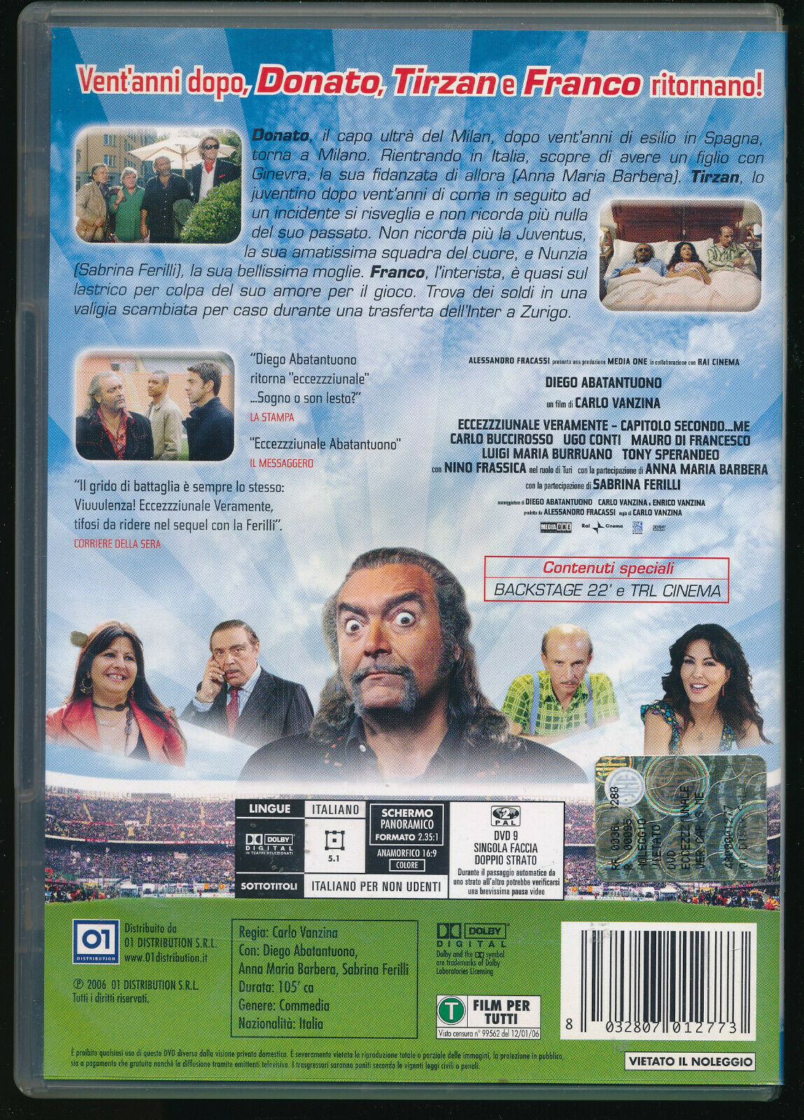 EBOND  Eccezzziunale Veramente DVD D567909