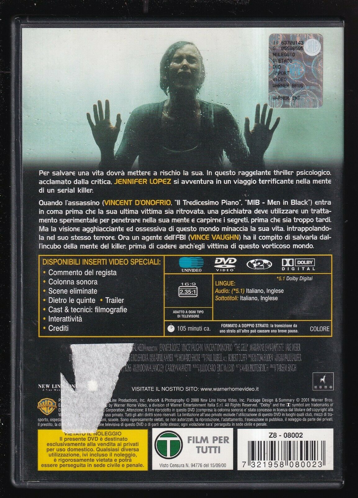 EBOND The Cell La Cellula  DVD D568136