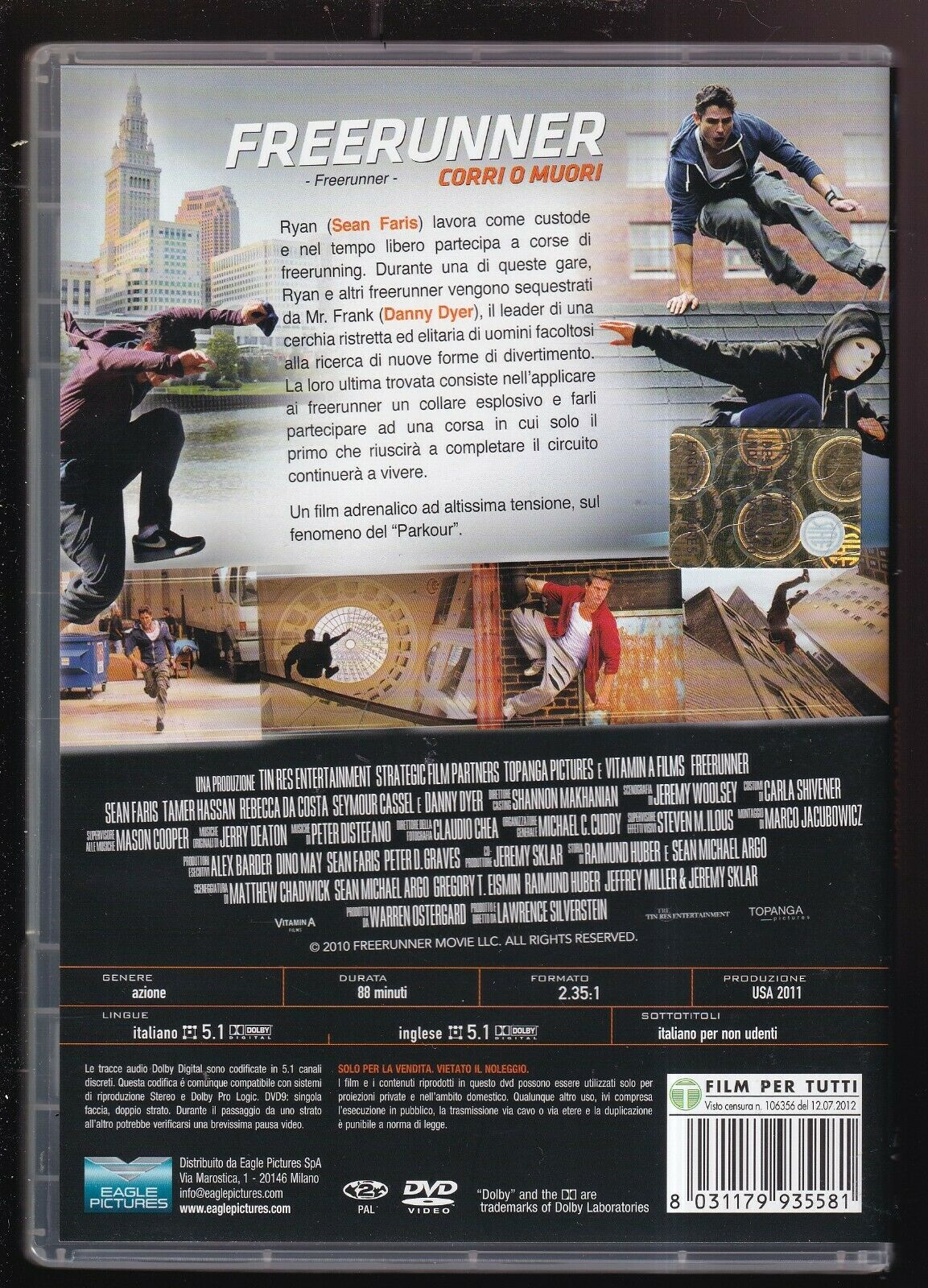 EBOND Freerunner - Corri o Muori DVD D568337