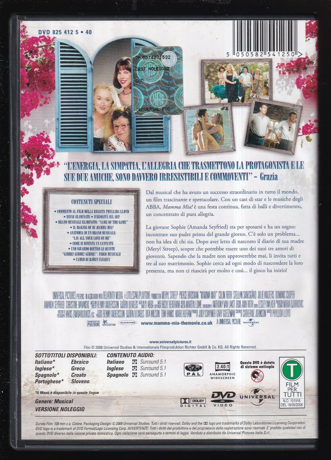 EBOND Mamma Mia! DVD Ex Noleggio D568360