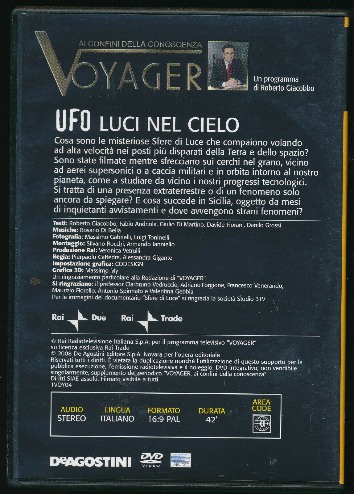 EBOND Ufo Luci Nel Cielo - Voyager Ai Confini Della Conoscenza N.4 DVD D568730