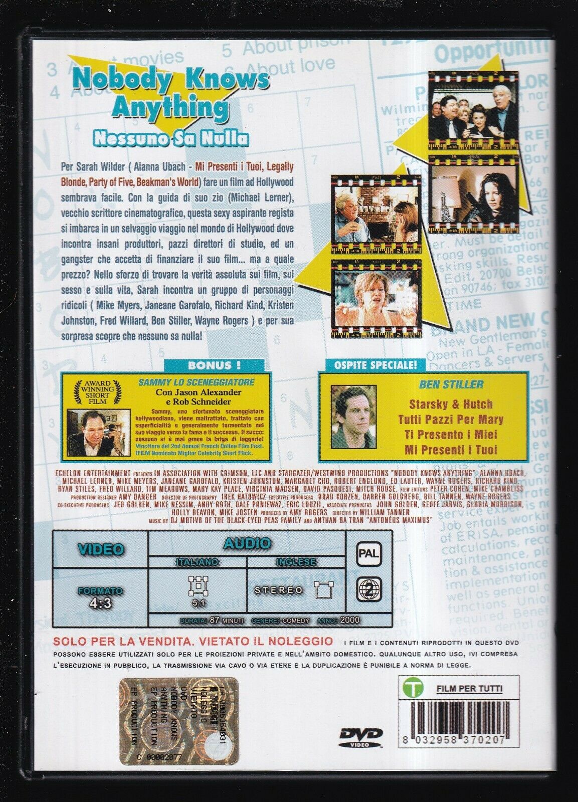 EBOND Nobody Knows Anything DVD D568841