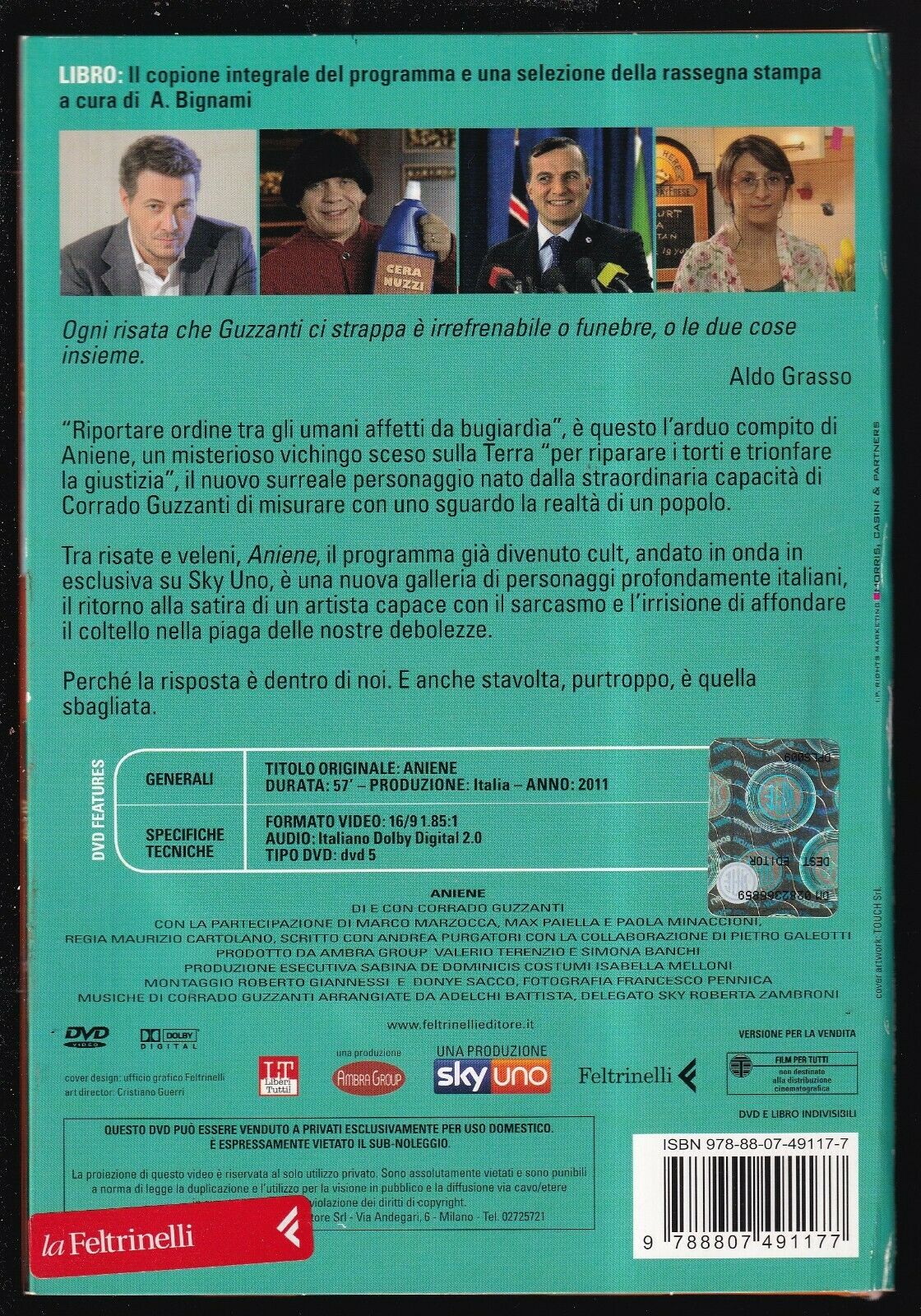 EBOND Aniene. Troppi Tuoni e Come Nessun Tuoni Con Libro  DVD D568901
