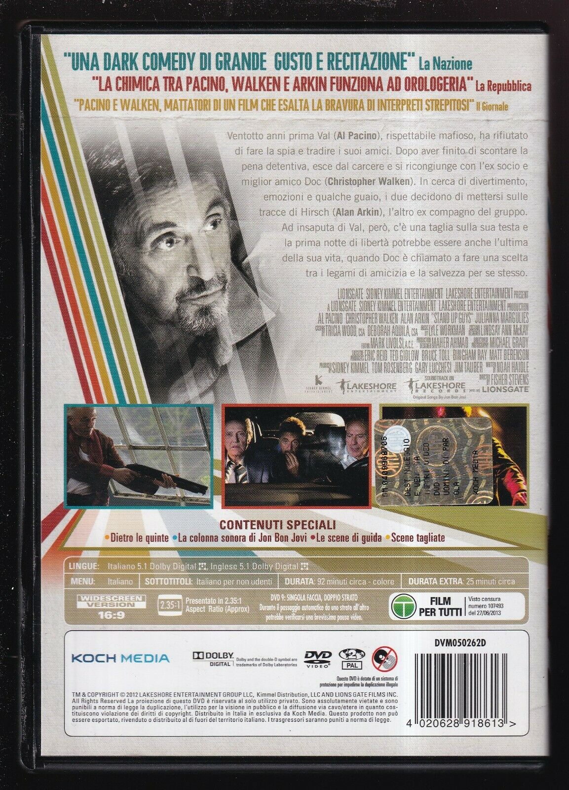 EBOND Uomini Di Parola (2012) Stand Up Guys DVD D568919