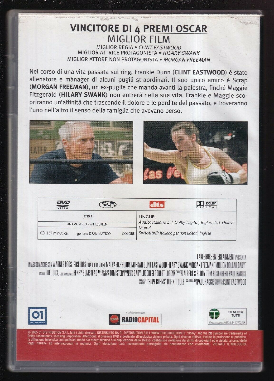 EBOND   Million Dollar Baby  DVD Editoriale D568920