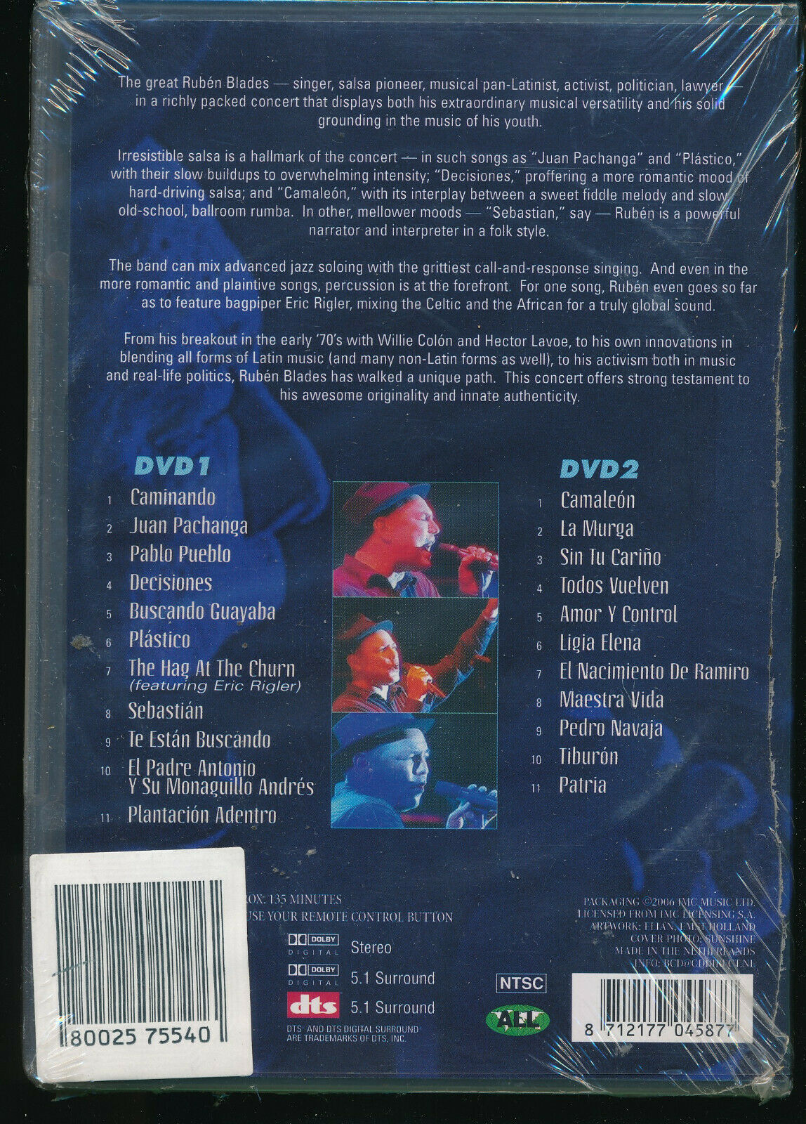 EBOND  Ruben Blades - Cali Concert DVD D569547