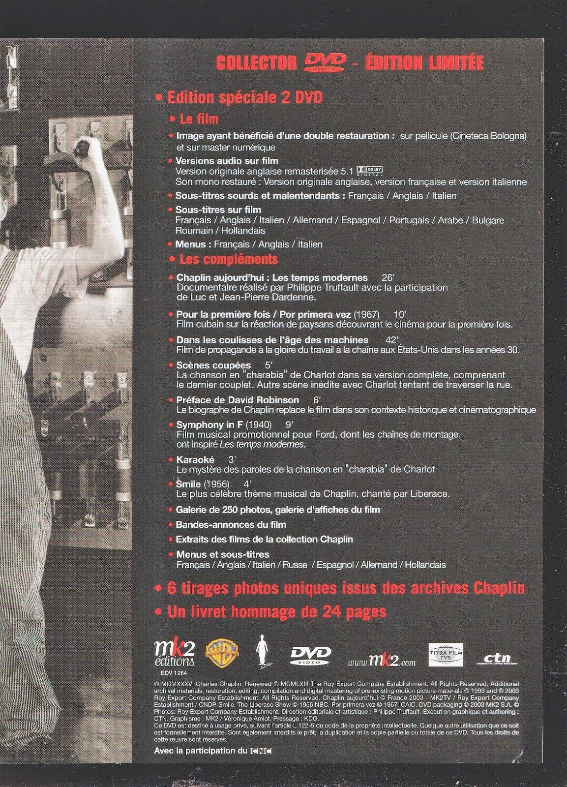 EBOND Les Temps Modernes Edition Collector (2 DVD) D569905