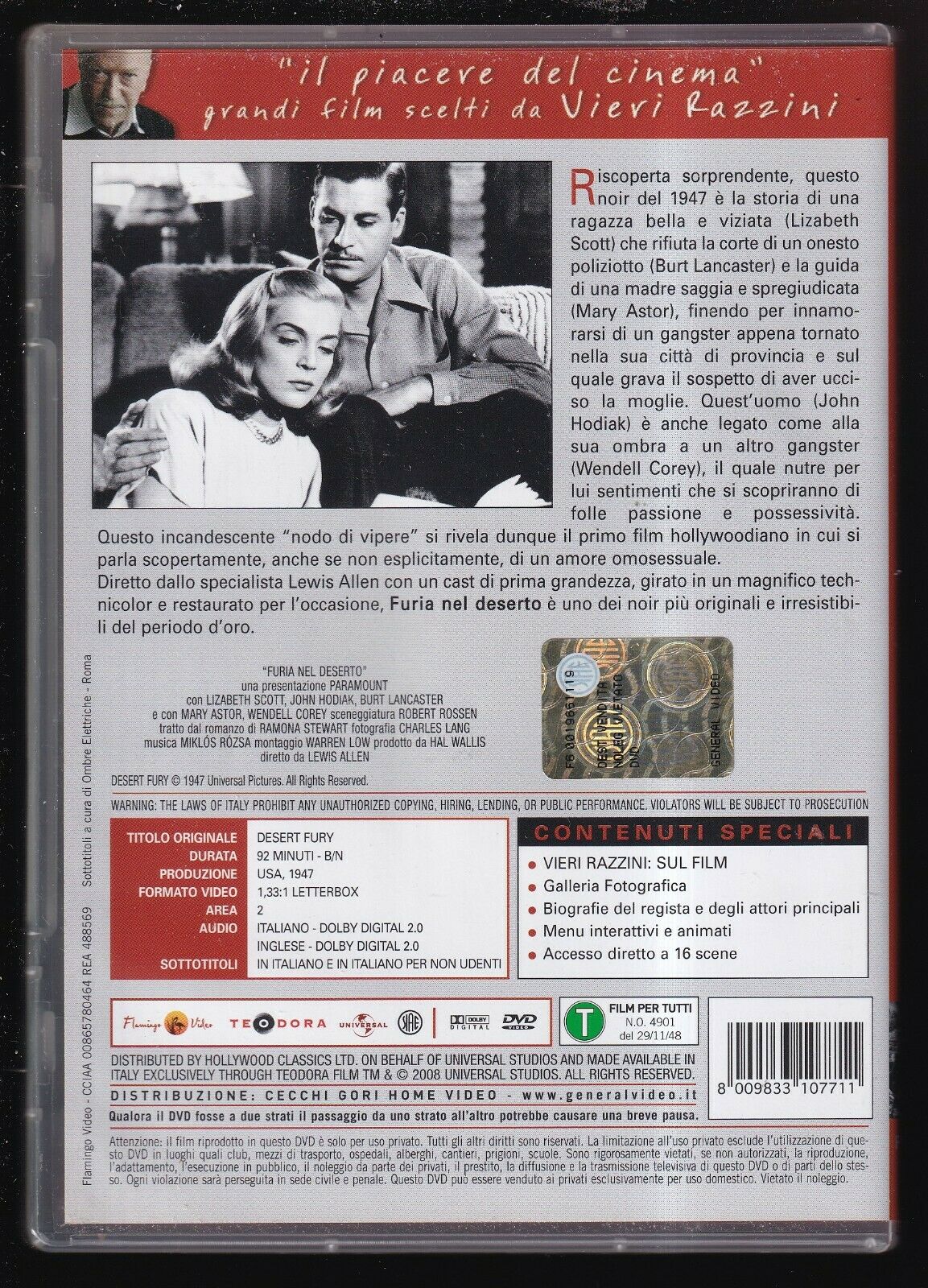 EBOND Furia Nel Deserto Con Burt Lancaster  DVD D569916