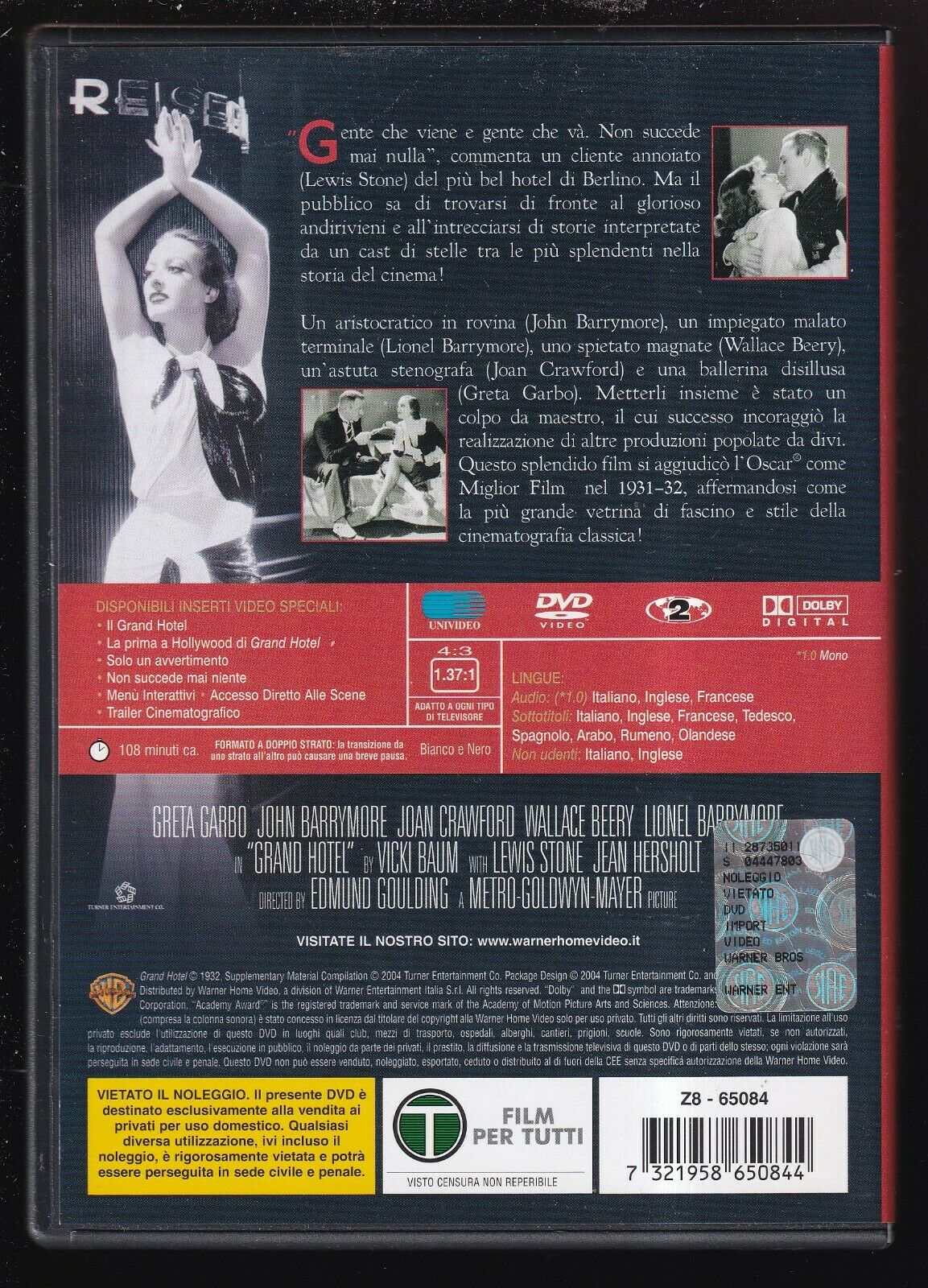 EBOND Grand Hotel Di Edmund Goulding  DVD D569926